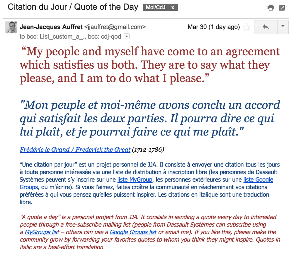 Recevez Une Citation Par Jour Le Blog De Robinson