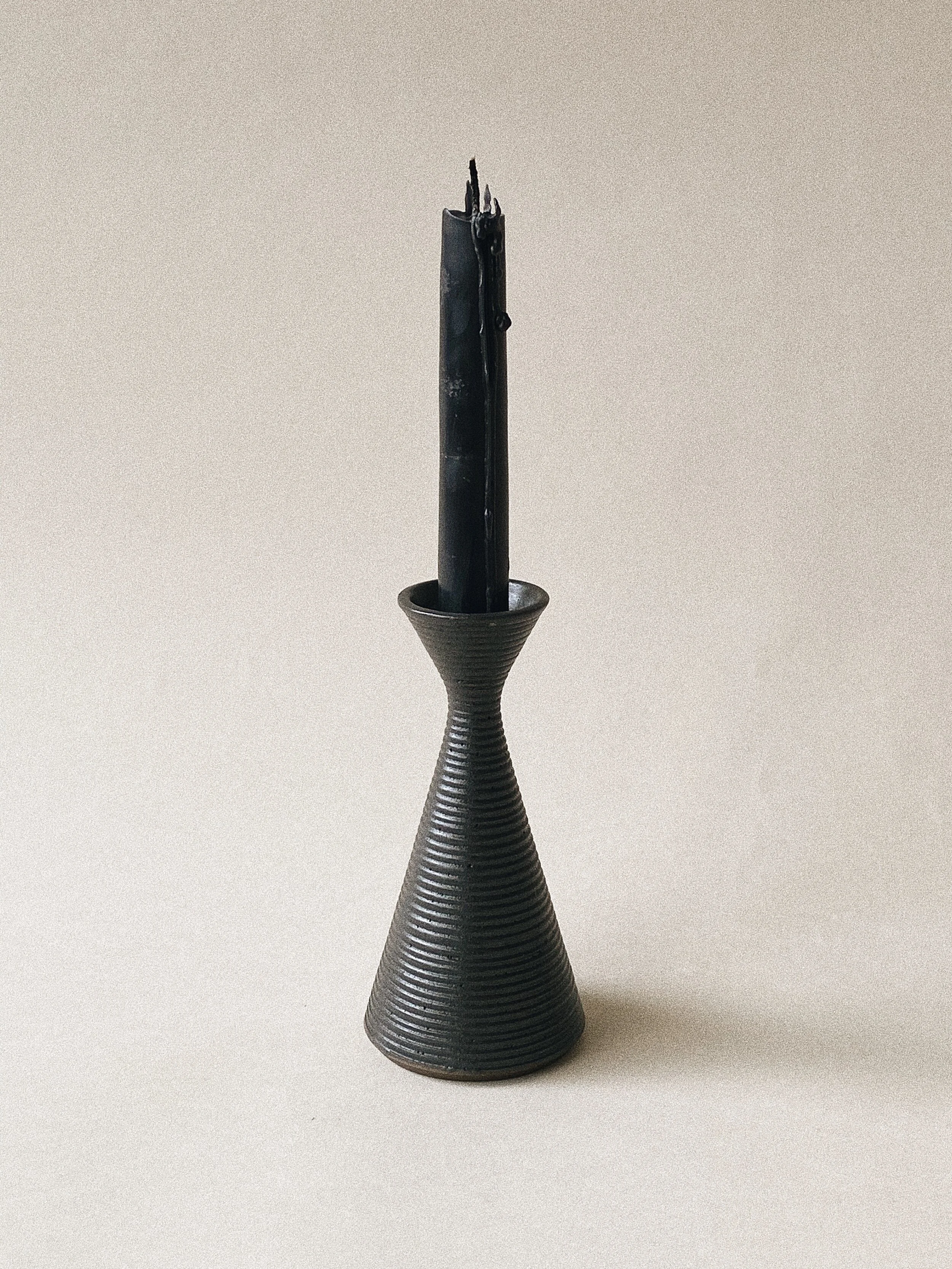 Small Candlestick — Requested 2 in Black