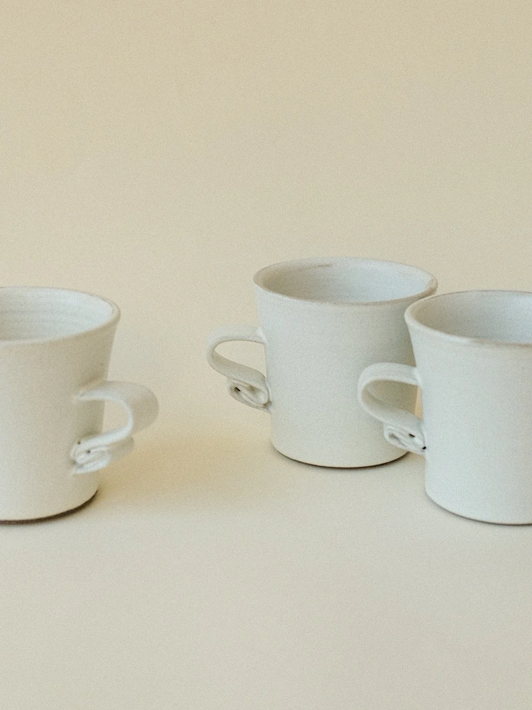 Concentric Mug — Powder — Bombabird Ceramics