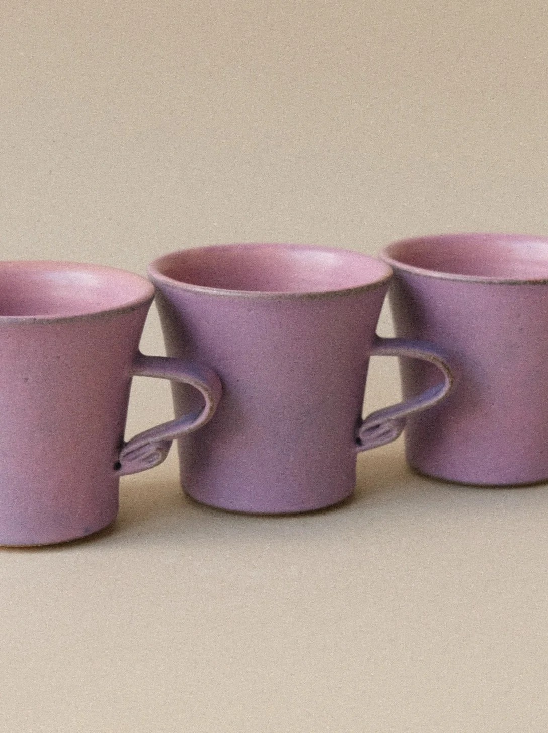 Concentric Mug — Powder — Bombabird Ceramics