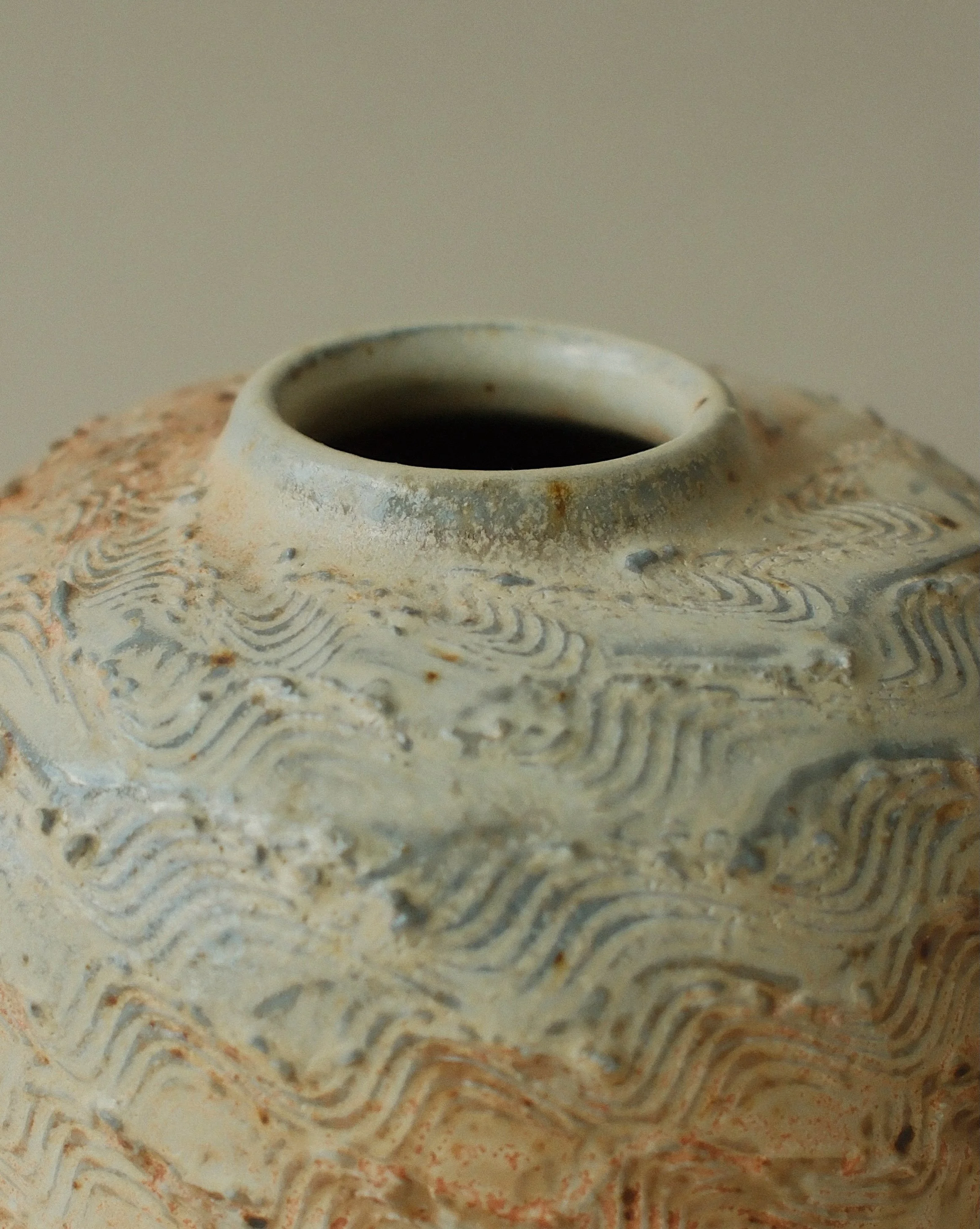 When I get work back from a wood fire, I can&rsquo;t help but compare every piece it it&rsquo;s own little planet. They are so uniquely their own every time. A collection of small wood fire vases will be available tomorrow &mdash; Thursday, October 1