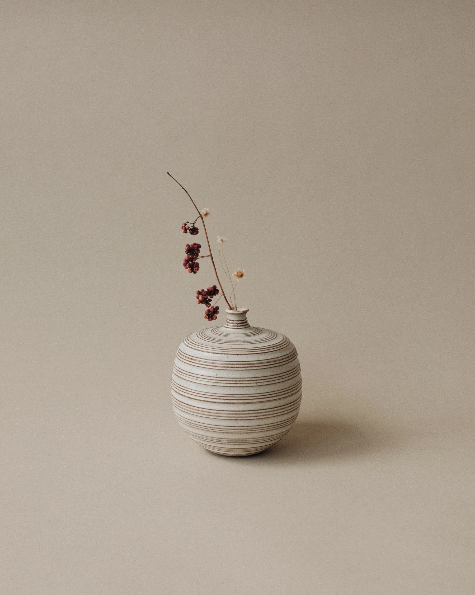 Mini Bud Vase — Combo White