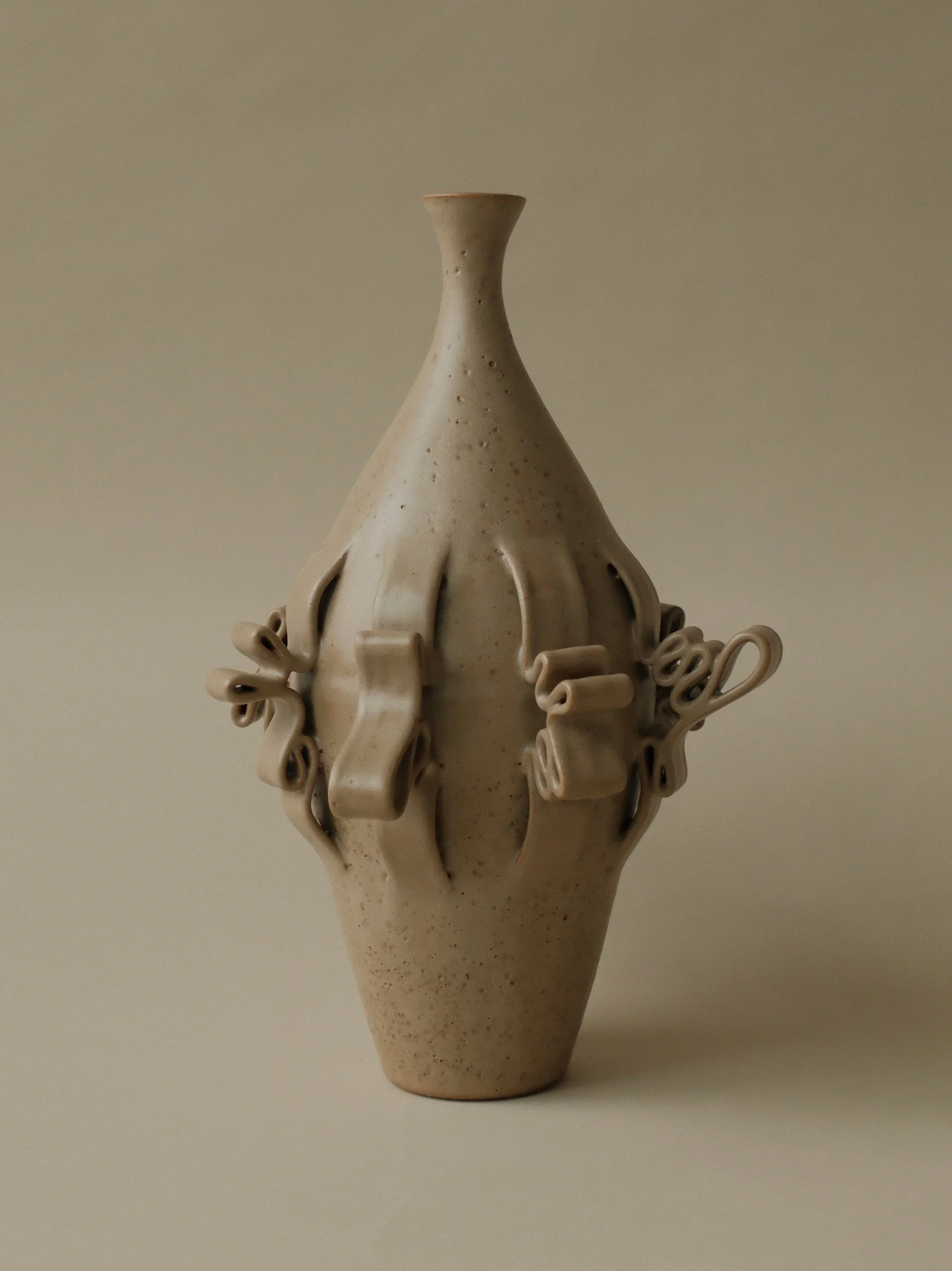 Muted Green Gesture Vase