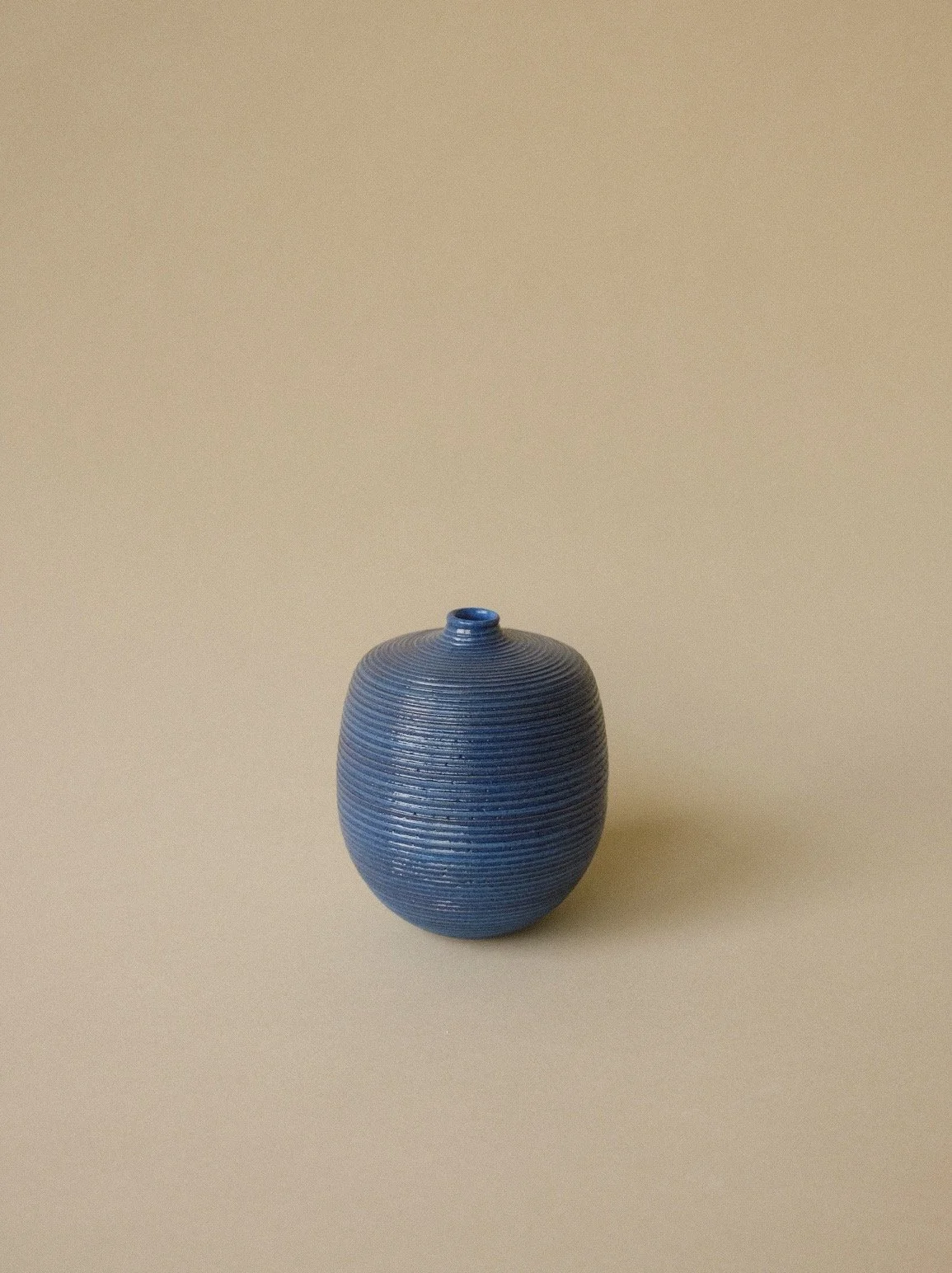 Mini Bud Vase — Lined Navy