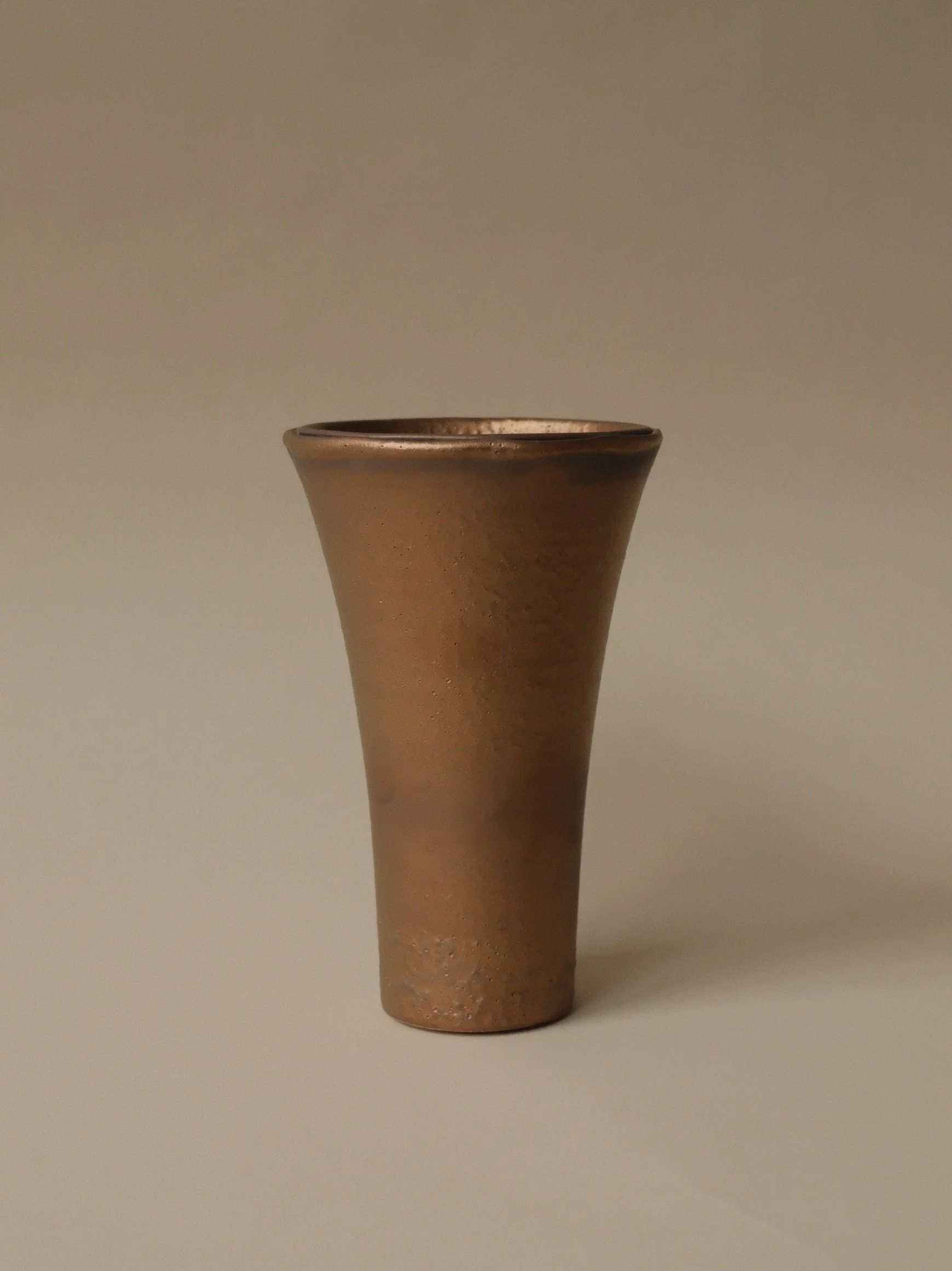 Bronze Flared Vase