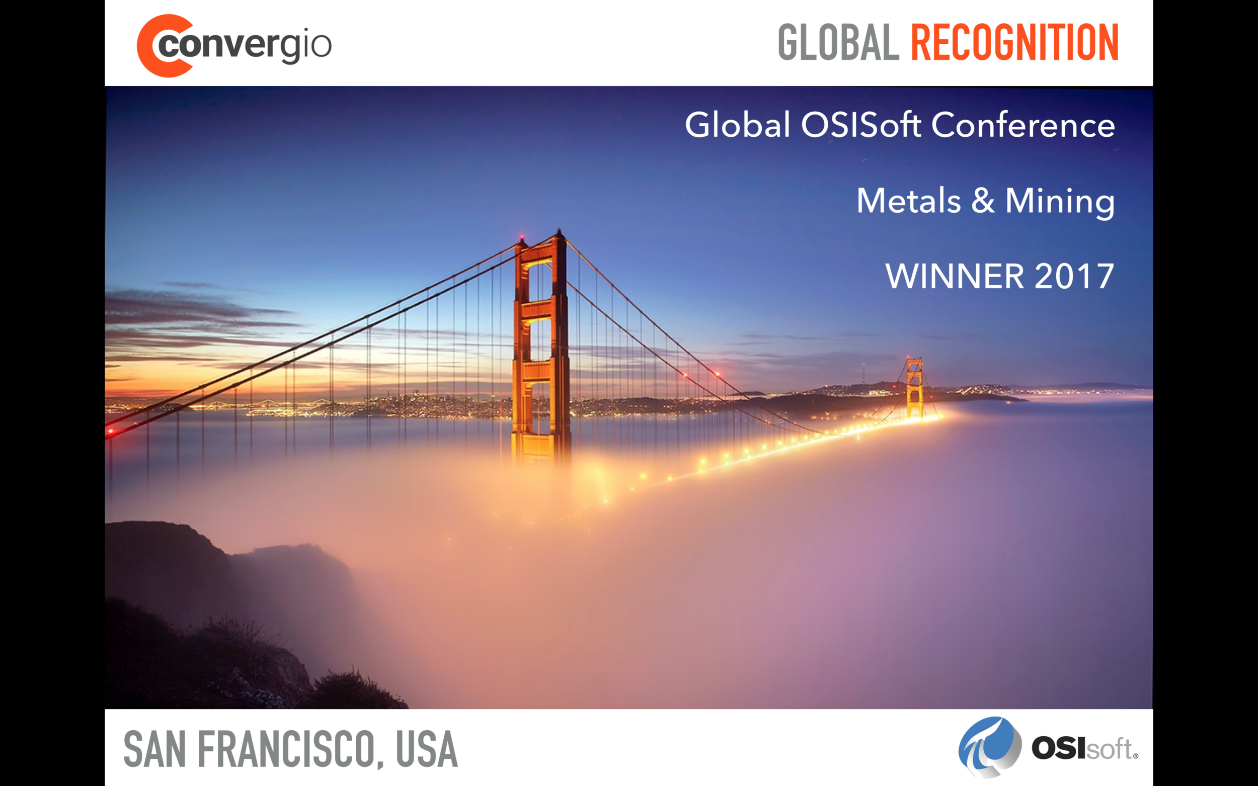 Convergio win Industry Experts Award