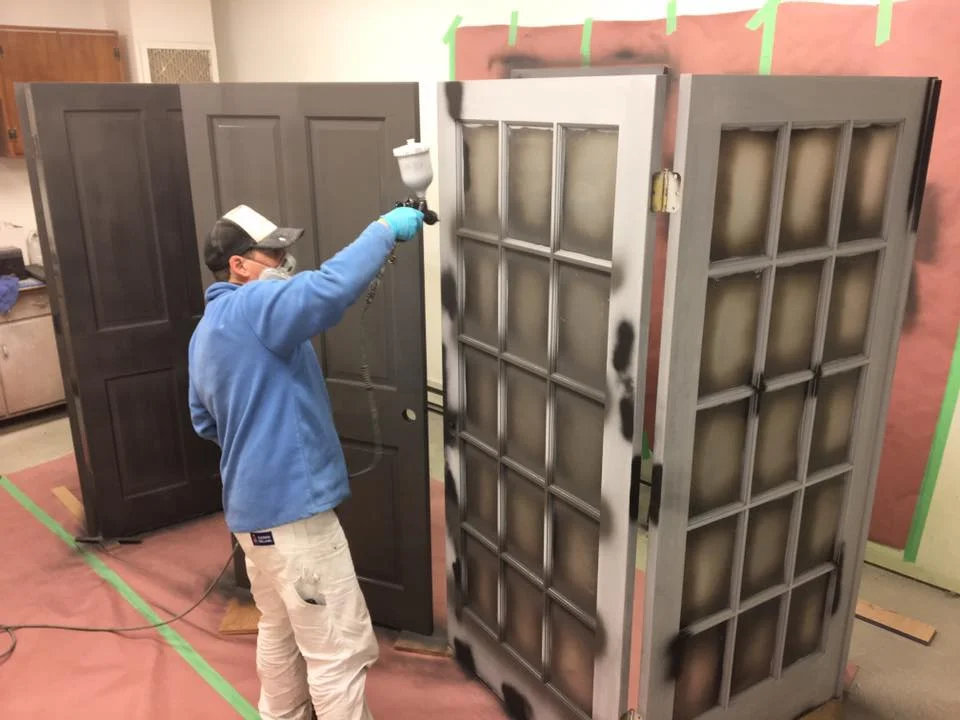 Sprayed finishes