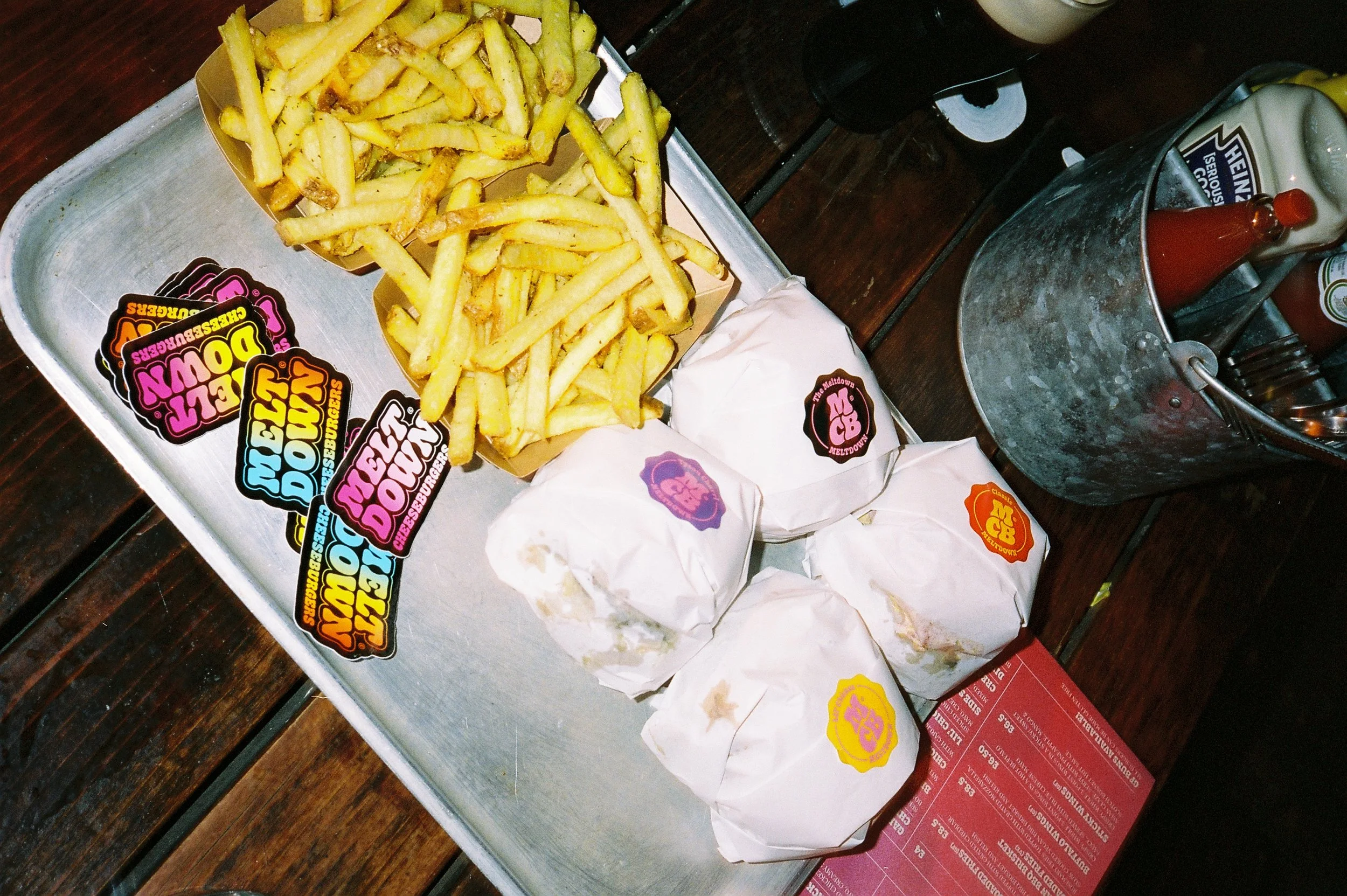 Meltdown Cheeseburger birds eye view of food 3.jpg