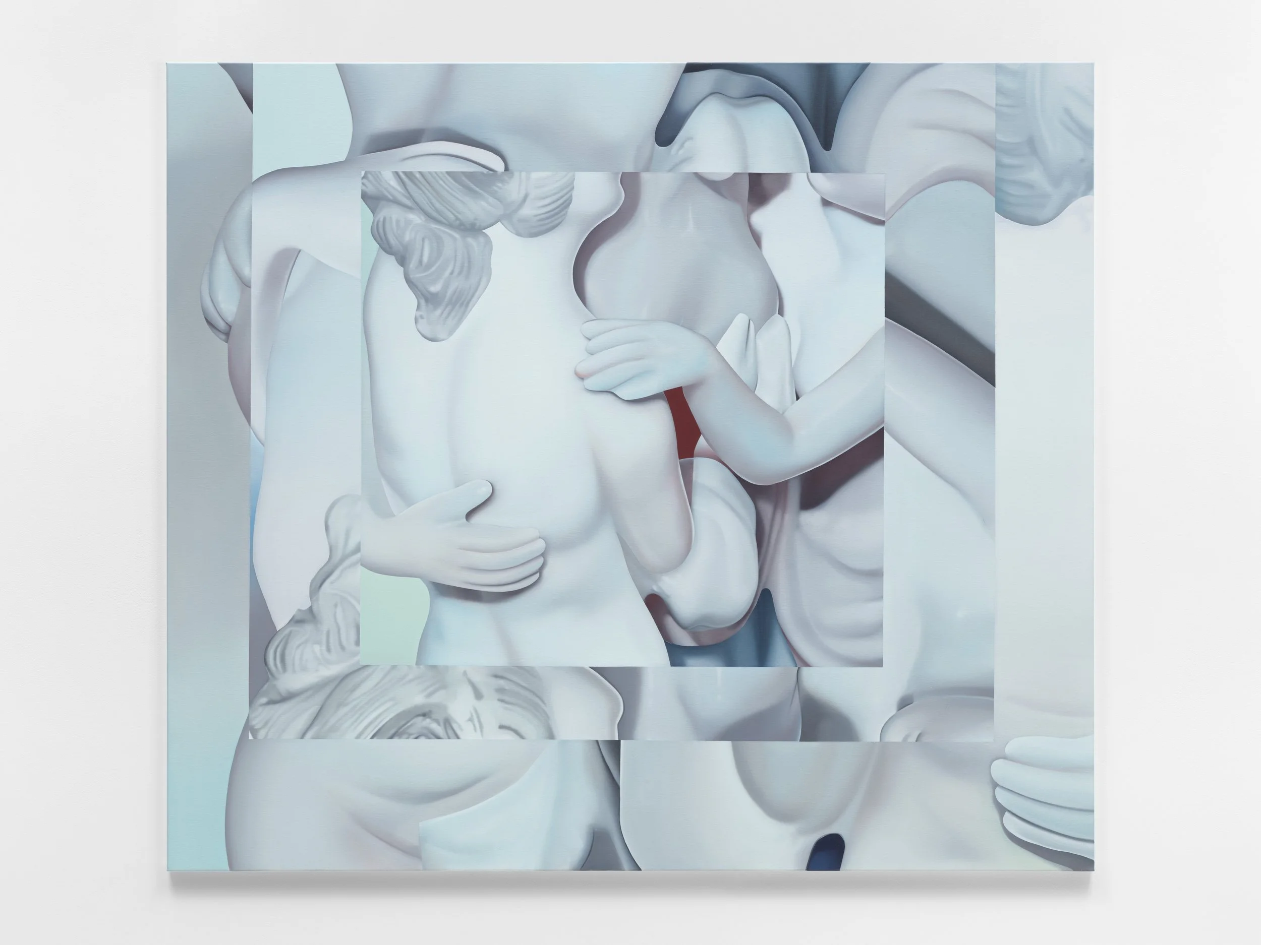  Tic IX, 2024, oil on canvas, 140 x 160 cm (55,12 x 63 in) 