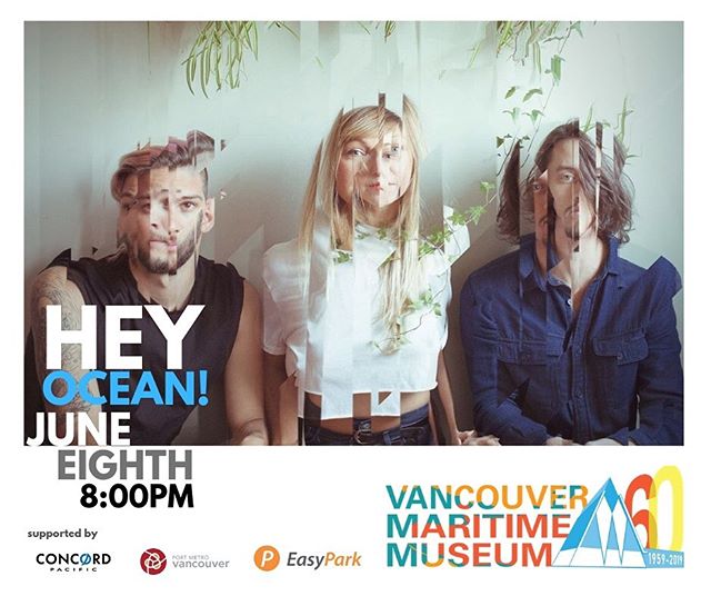 We couldn&rsquo;t be more stoked to play the 60th anniversary of the Vancouver Maritime Museum on June 8th. Get there early enough to see the young and talented @ludicofficial rip it up. 
Poster image: @drewstuff .
.
..
.
..
.
.
#yvr #vancouvermariti