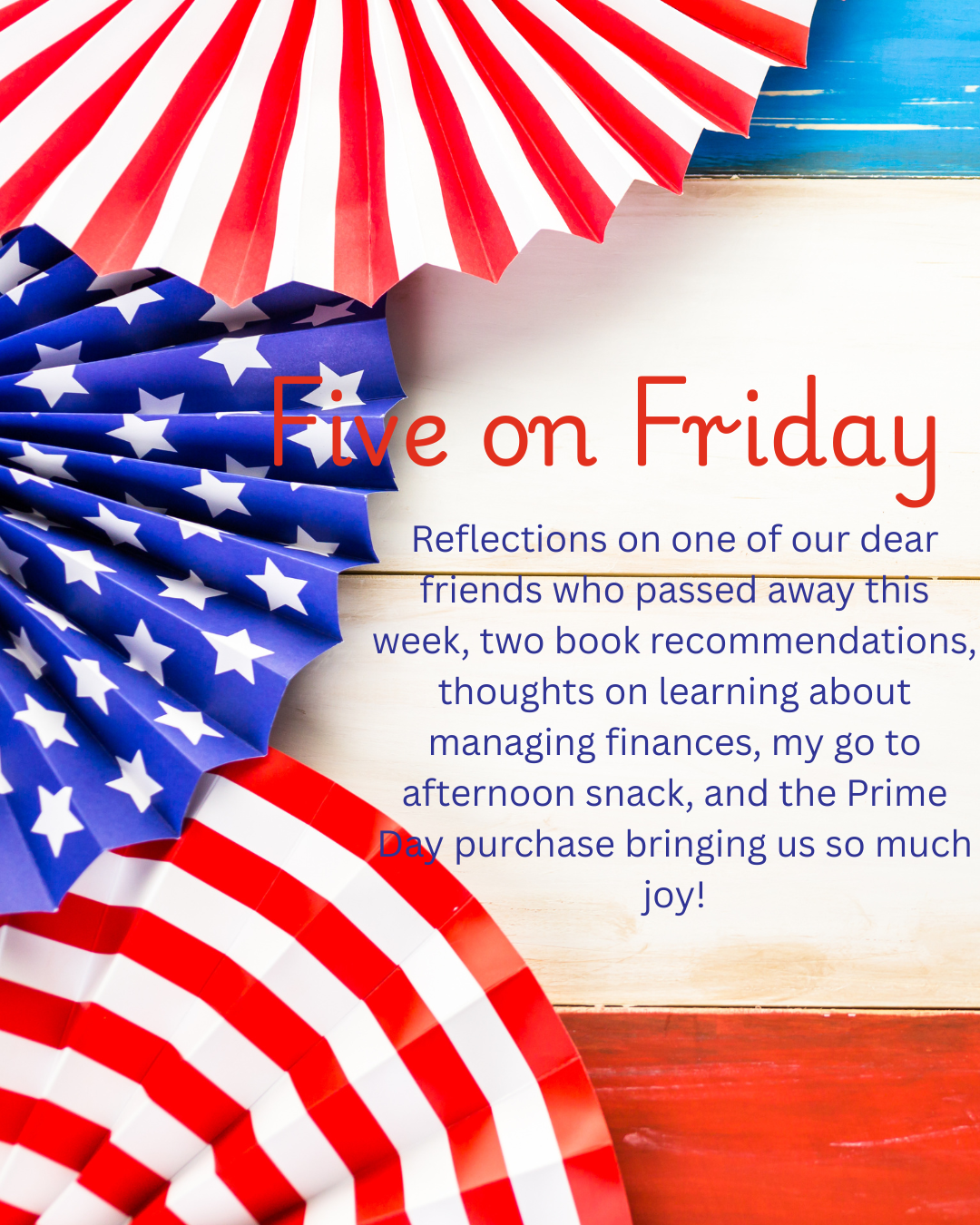 Five on Friday