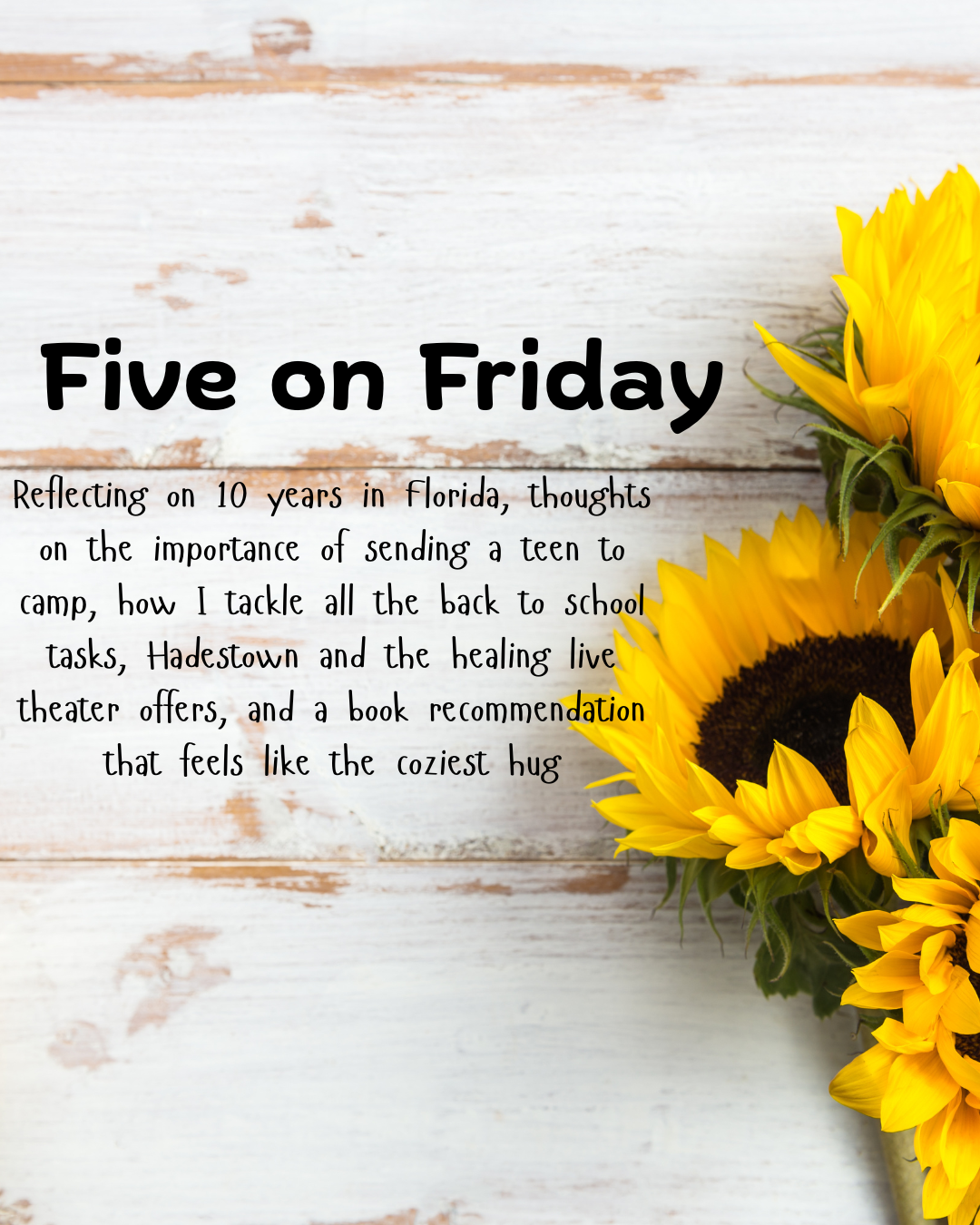 Five on Friday