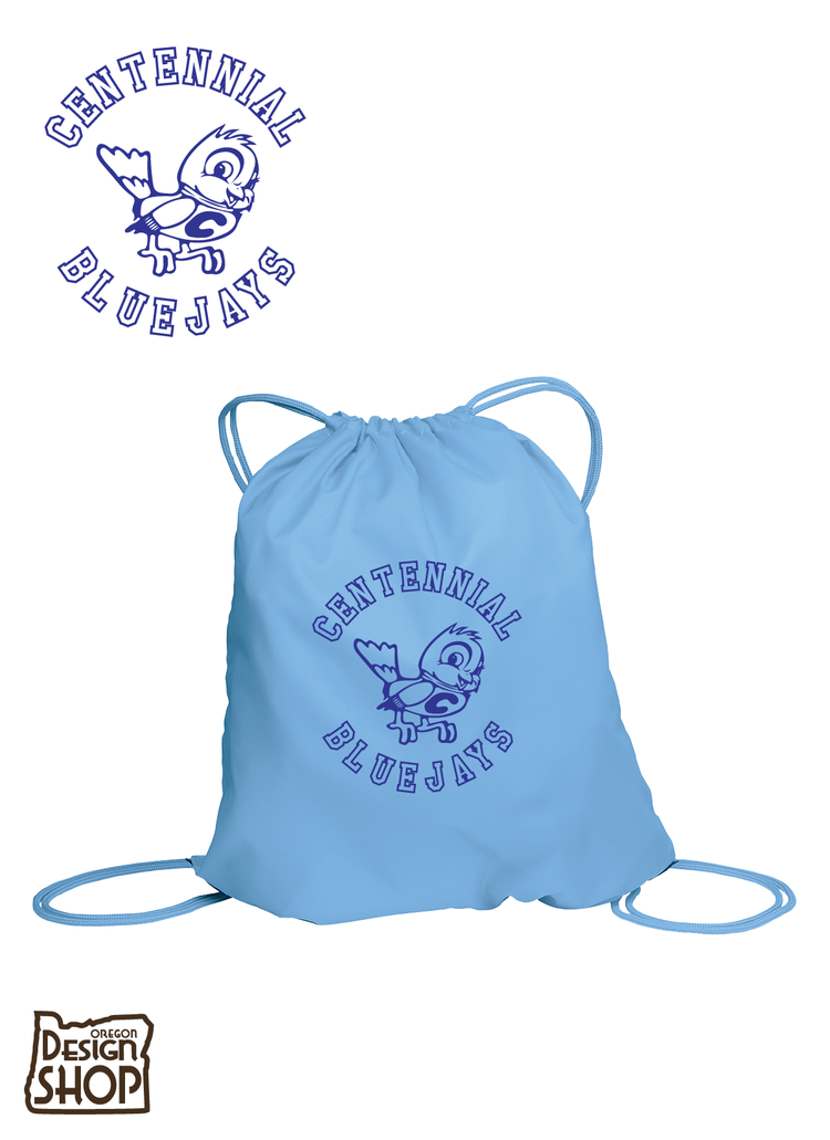 Centennial Bluejays Cinch Bag — Oregon Design Shop