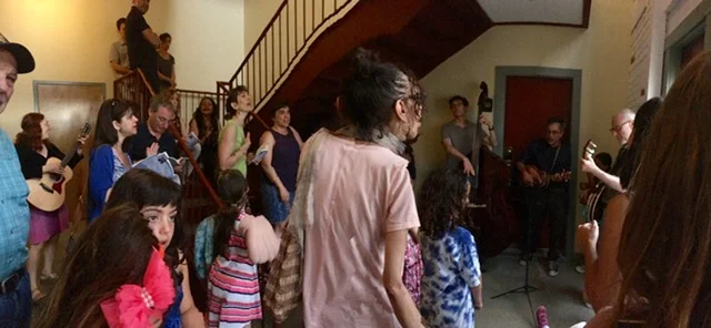 A Shtiebel gathering.