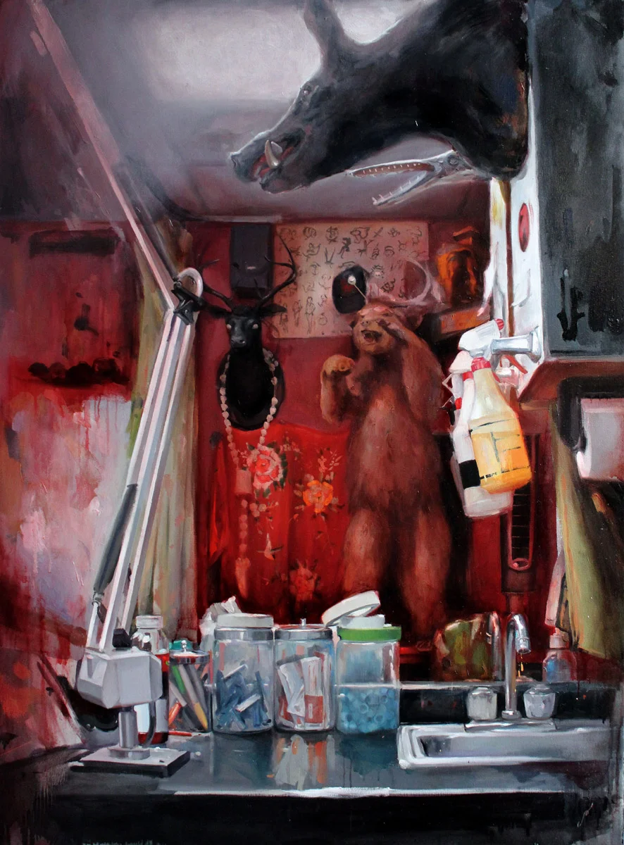 'Civ's Spot, Sayville, NY', oil on canvas, 48" x 32", 2010, Collection of Jason Kundell