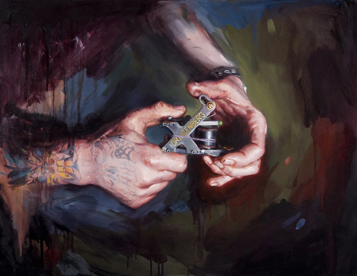 'Dan Dringenberg's X Machine', oil on canvas, 20" x 26", 2008