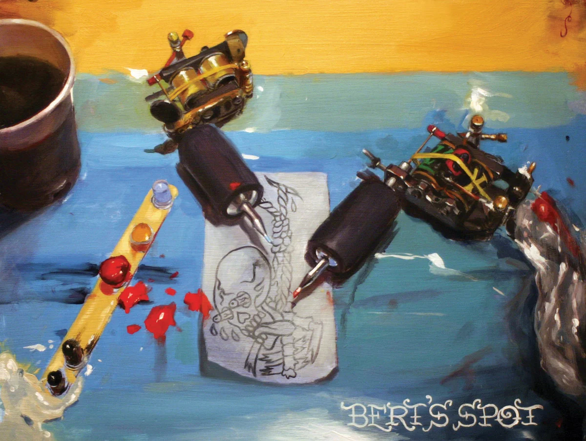 'Bert's Spot', oil on canvas, 12" x 16", 2007, Collection of Bert Krak