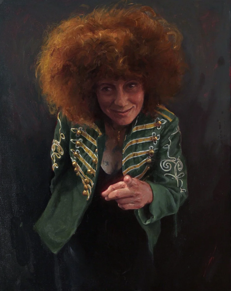 ‘Portrait of the Artist, Titine Leu’, 24” x 30”, 2017