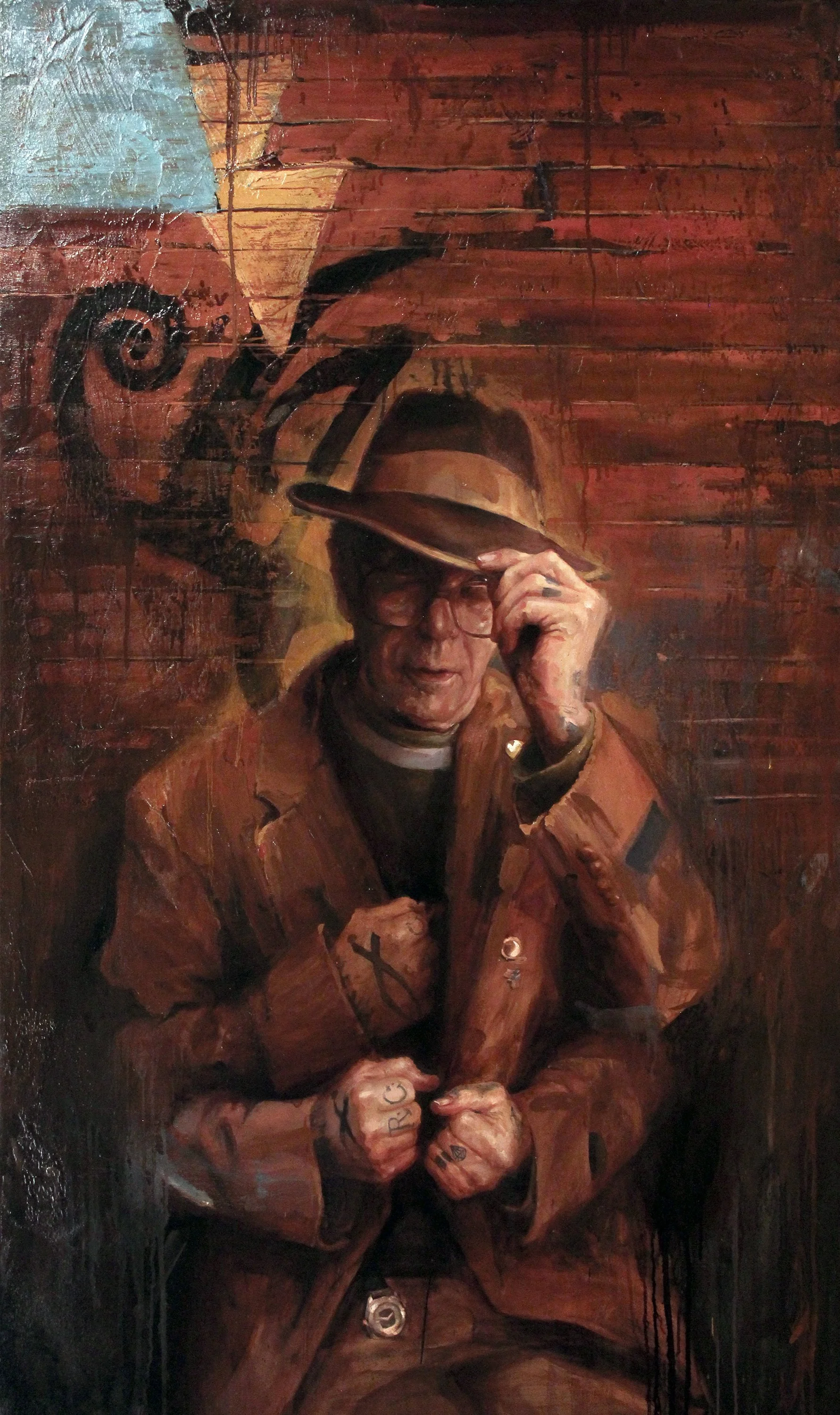 ‘Portrait of the Artist, Thom deVita’, oil on canvas, 60” x 42”, 2013