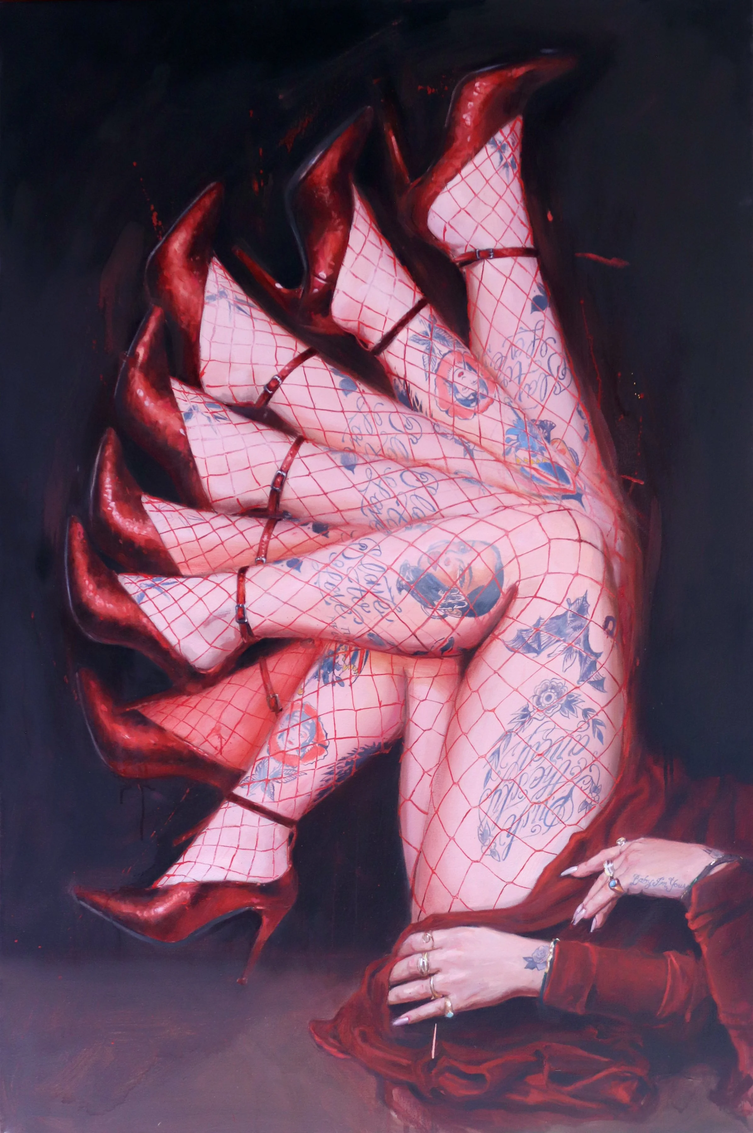 'Leila's Legs in Motion'  (Work in Progress)