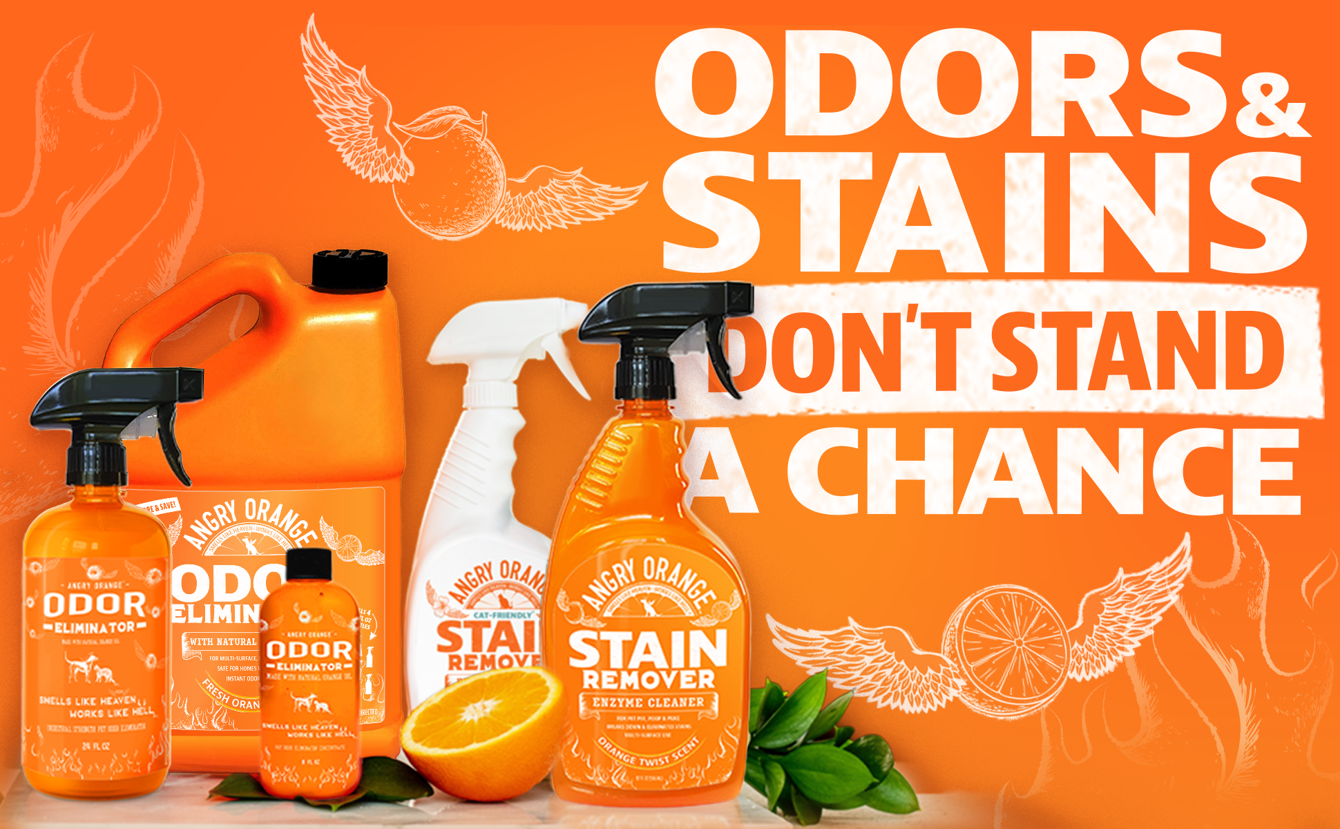 Angry Orange 32oz Enzyme Cleaner Fresh Scent Amazon A+ Content.png