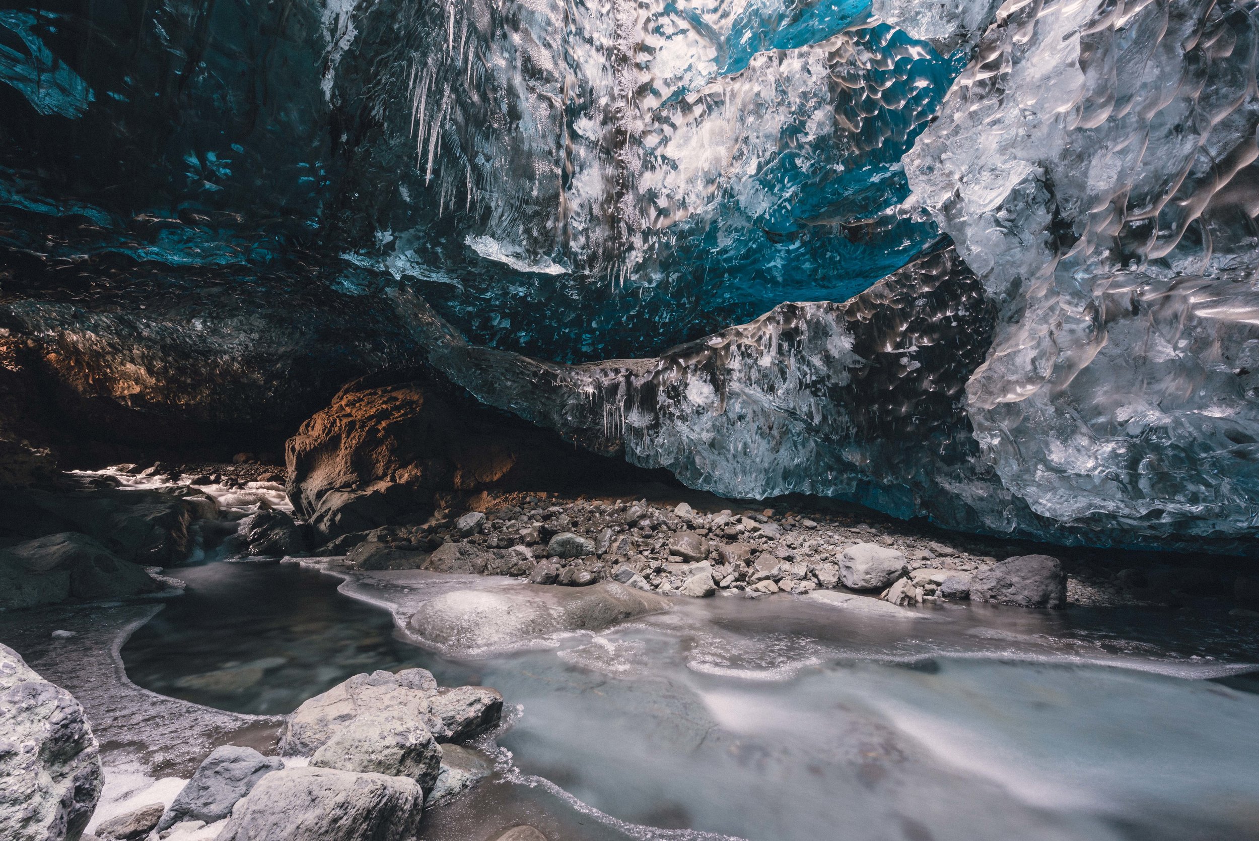 The beauty of an ice cave is unreal!