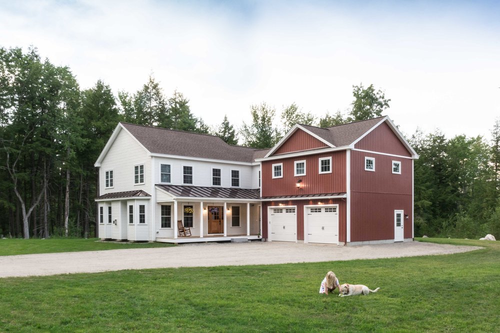 The Granite Ridge Farmhouse A New Home, New England Farmhouse Plans