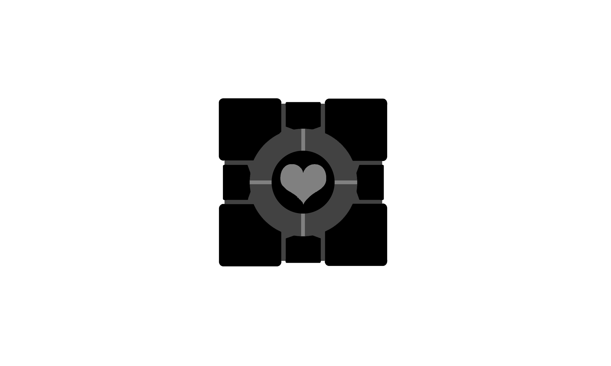 Companion Cube Coasters