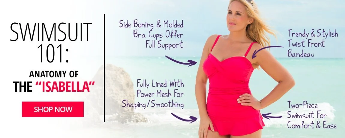 Plus size swimsuit