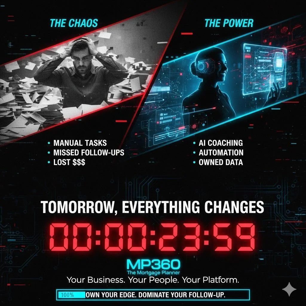 Your CRM just got a brain upgrade. 🧠⚡️

&ldquo;I wish I would have kept a database...&rdquo; We&rsquo;ve all said it. But a database is only as good as the action you take with it.

With MP360, the AI does the heavy lifting. Integrated coaching, aut