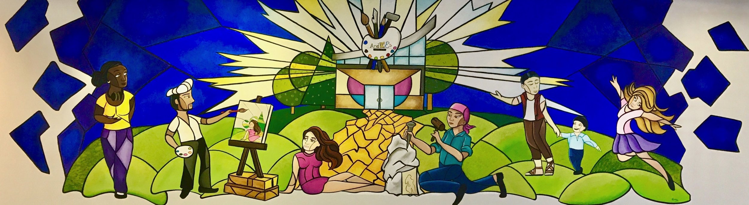 Mural by Alfredo Majuri Vargas