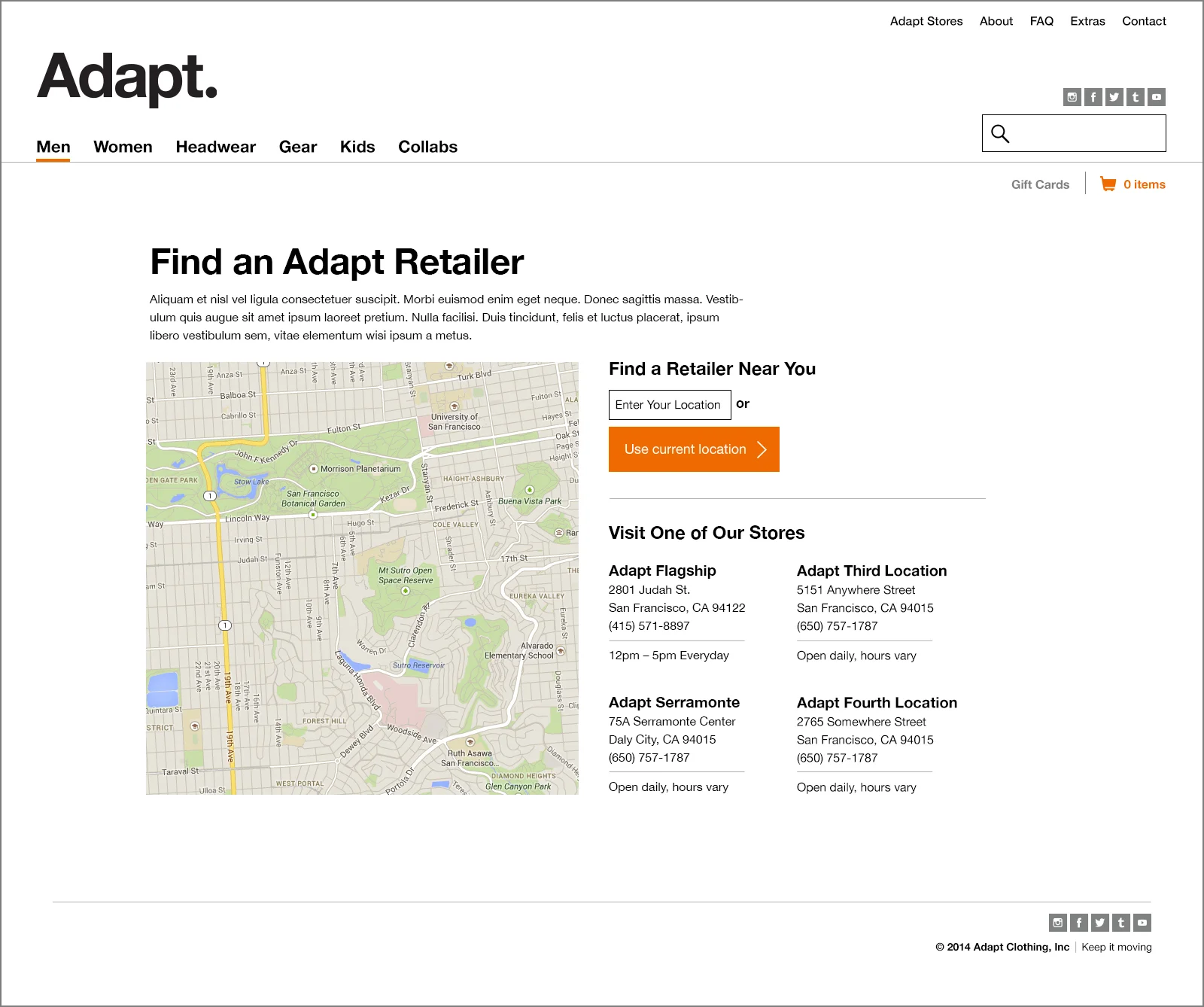 Adapt Retail Locations