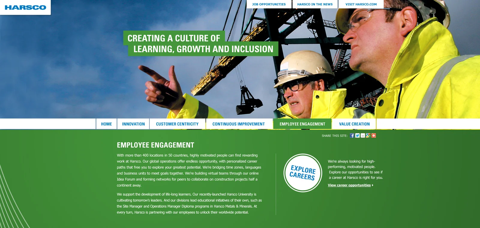 Harsco Culture Employee Engagement