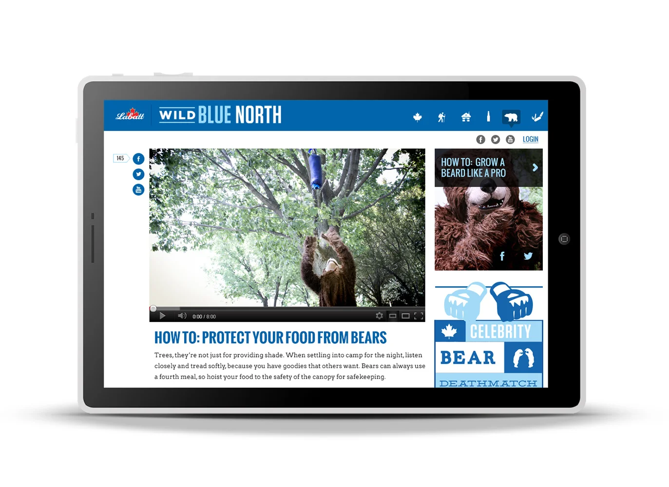 Wild Blue North Content Page