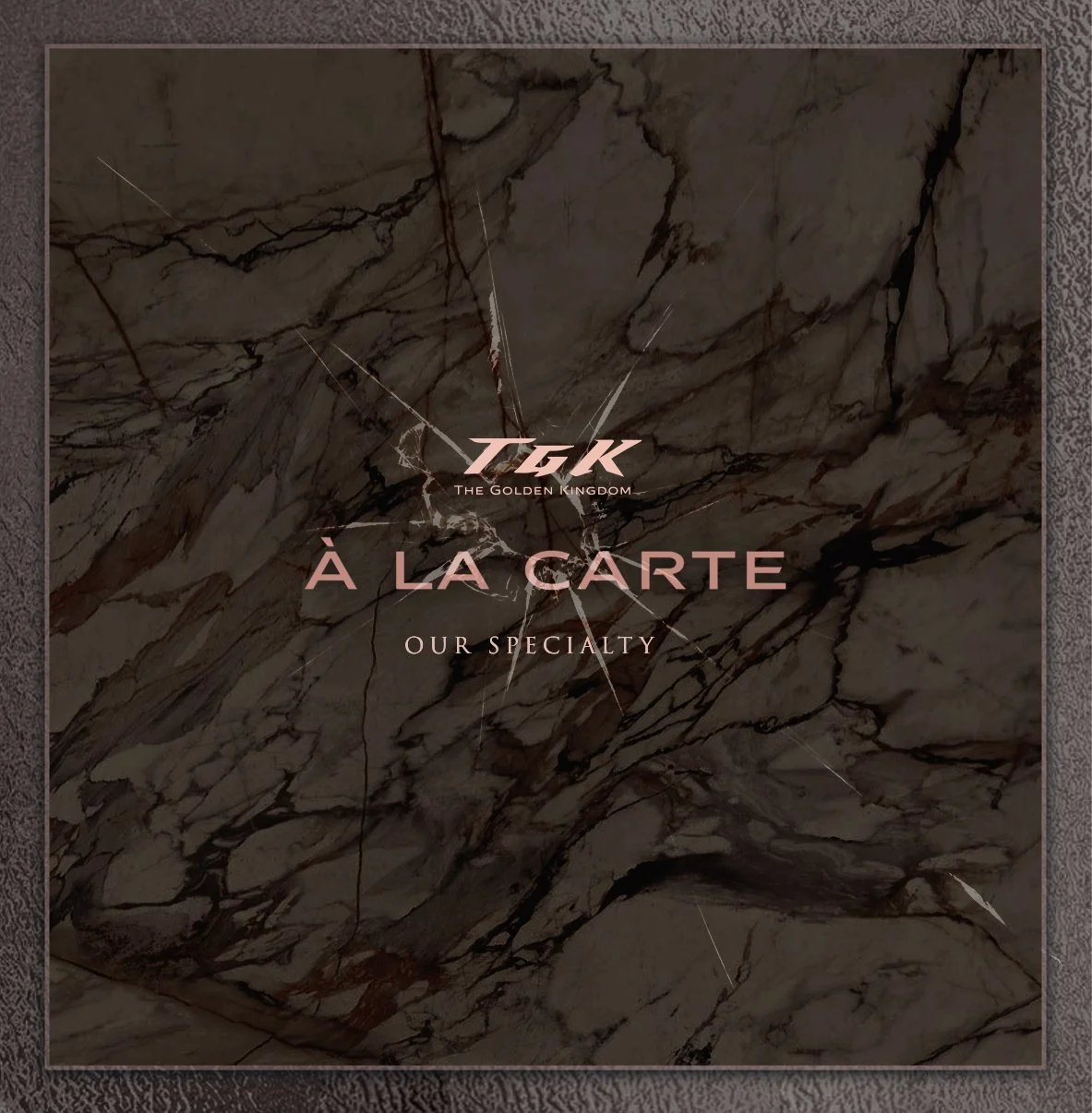 Luxury Menu Design
