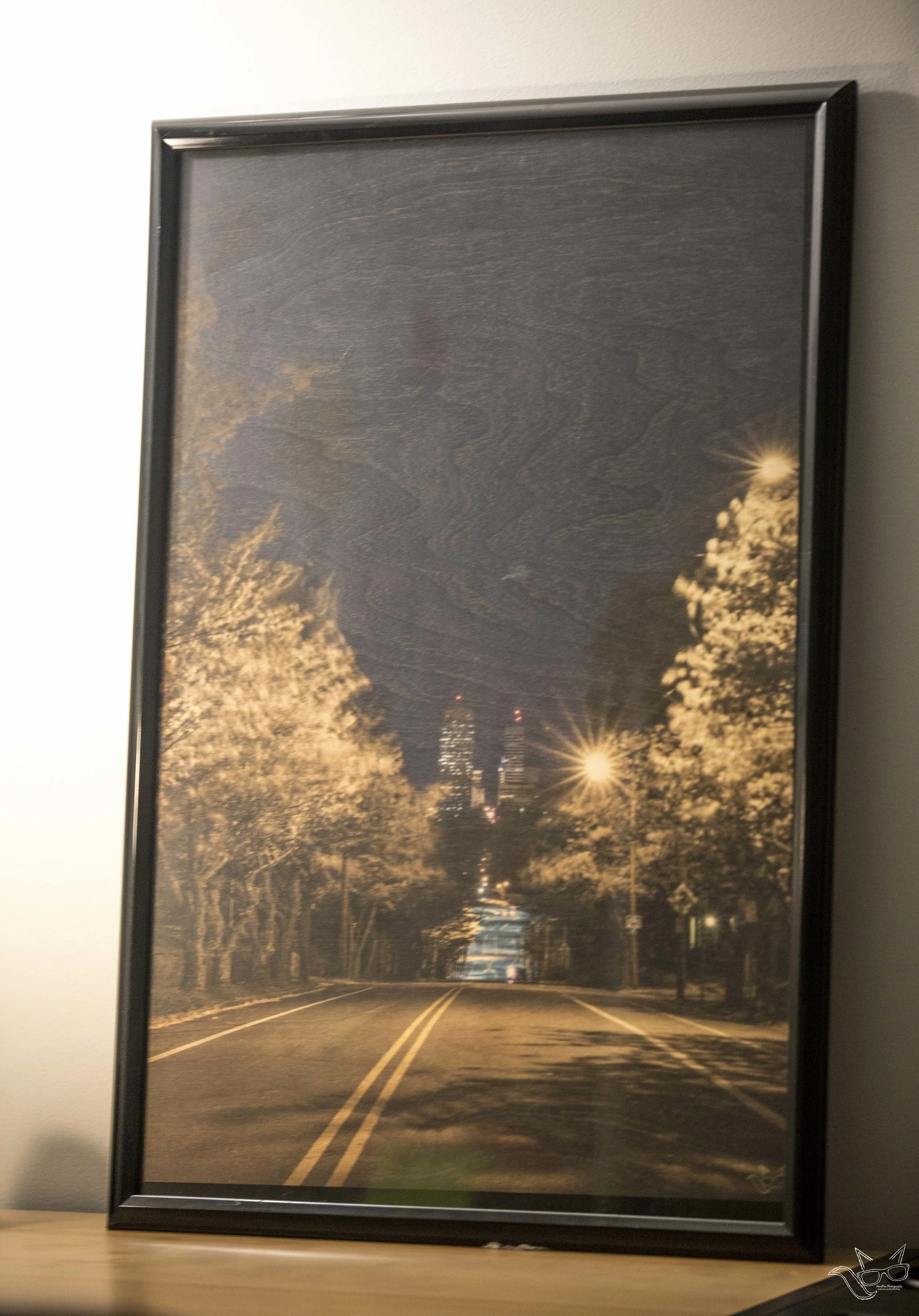 Main Salem Street Wood Print 