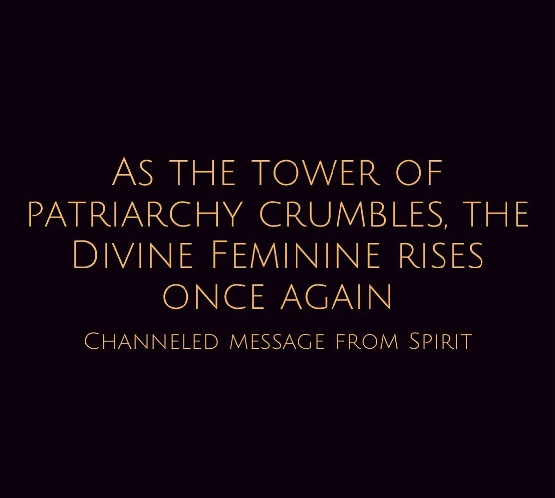 In our last group journey, we connected with the Divine Masculine &amp; Feminine 💛

Spirit shared with us that the collective consciousness still holds much fear &amp; anxiety related to the Divine Masculine

They shared that we have deep rooted ene