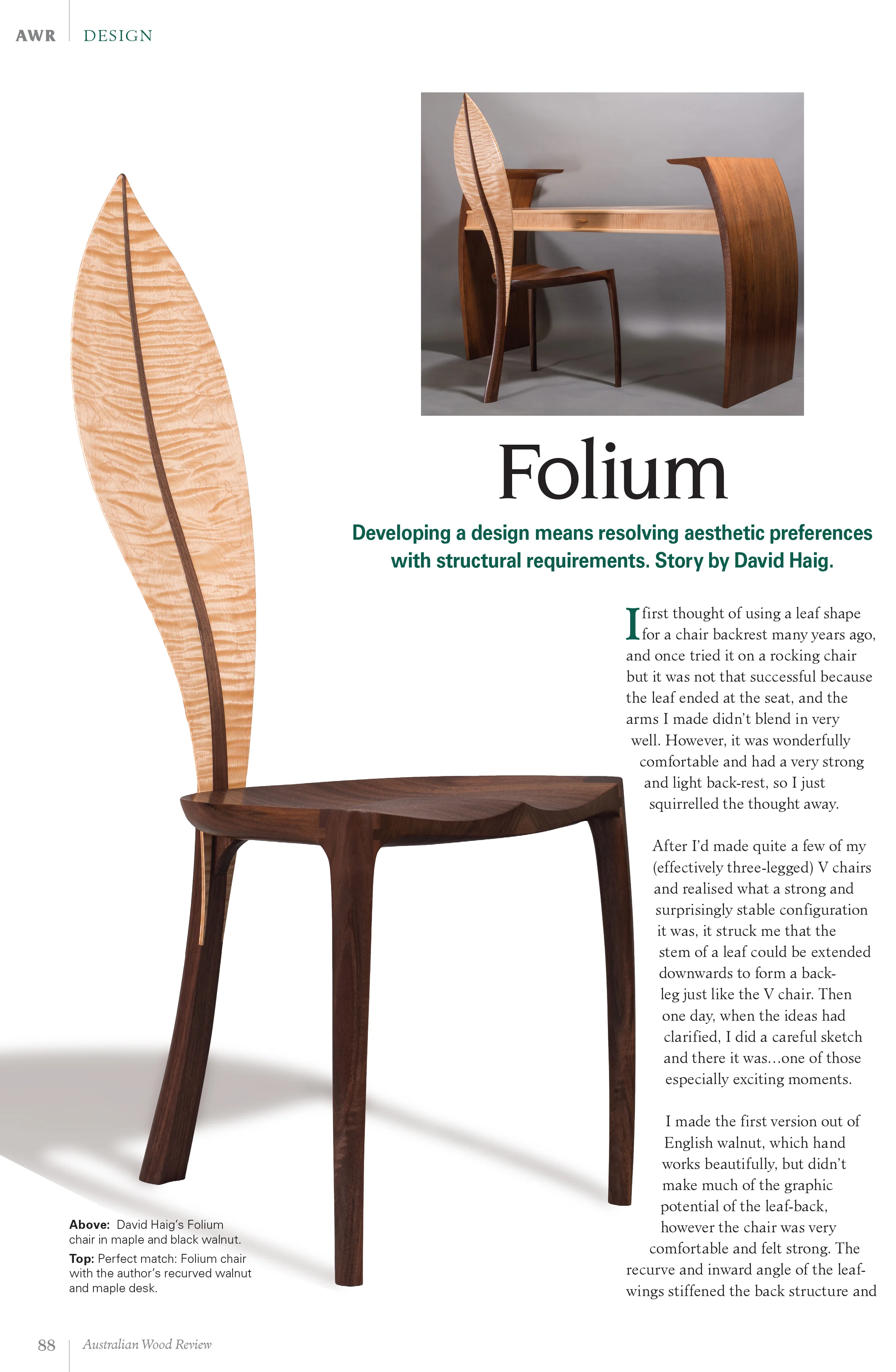 Australian Wood Review  Folium