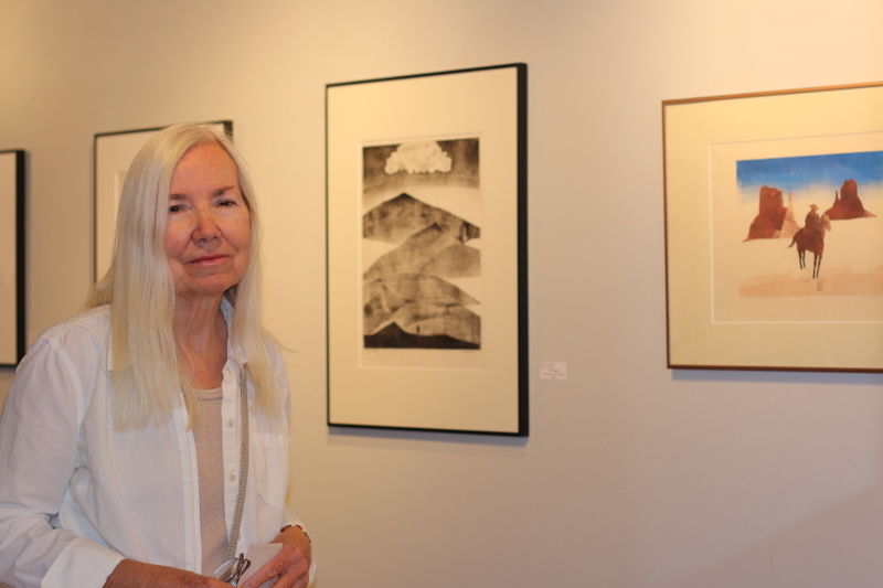 Artist Linda Hunsaker (photo by Shannen Hayes)