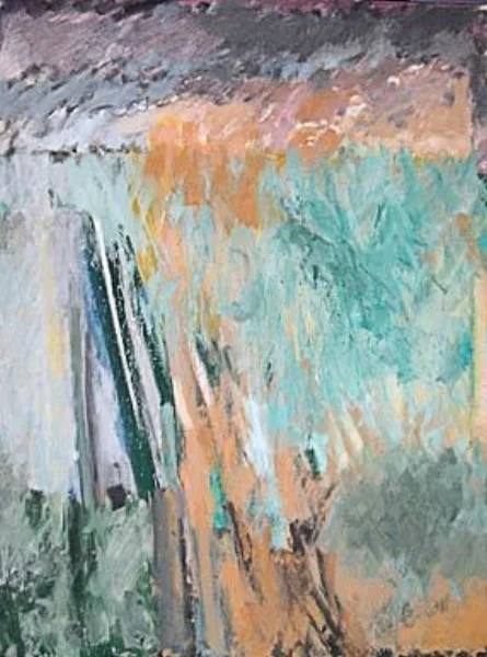 Les Oies Blanches II oil on linen, 51” x 38” 1983