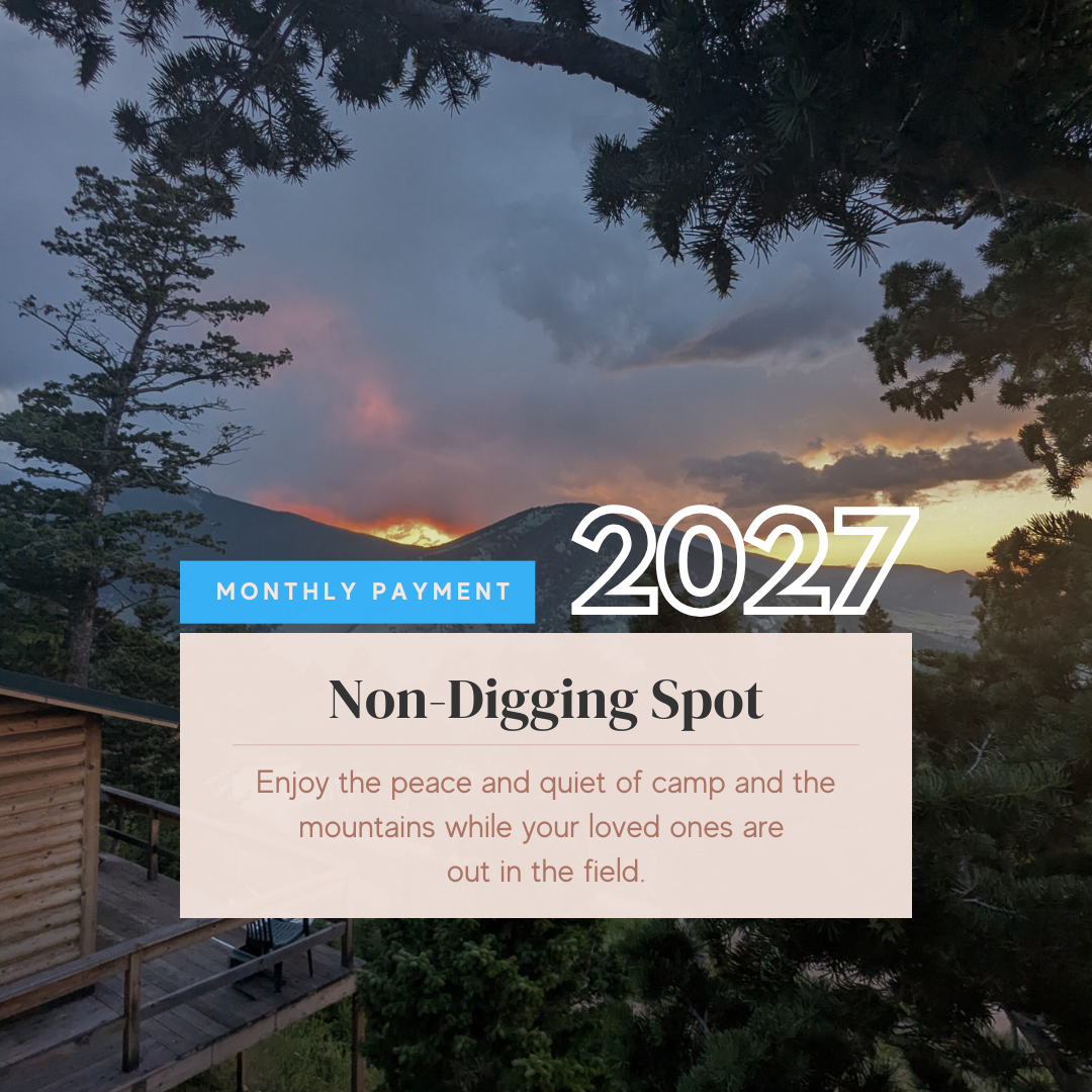 2027 Non-digging Spot (Monthly Payments)