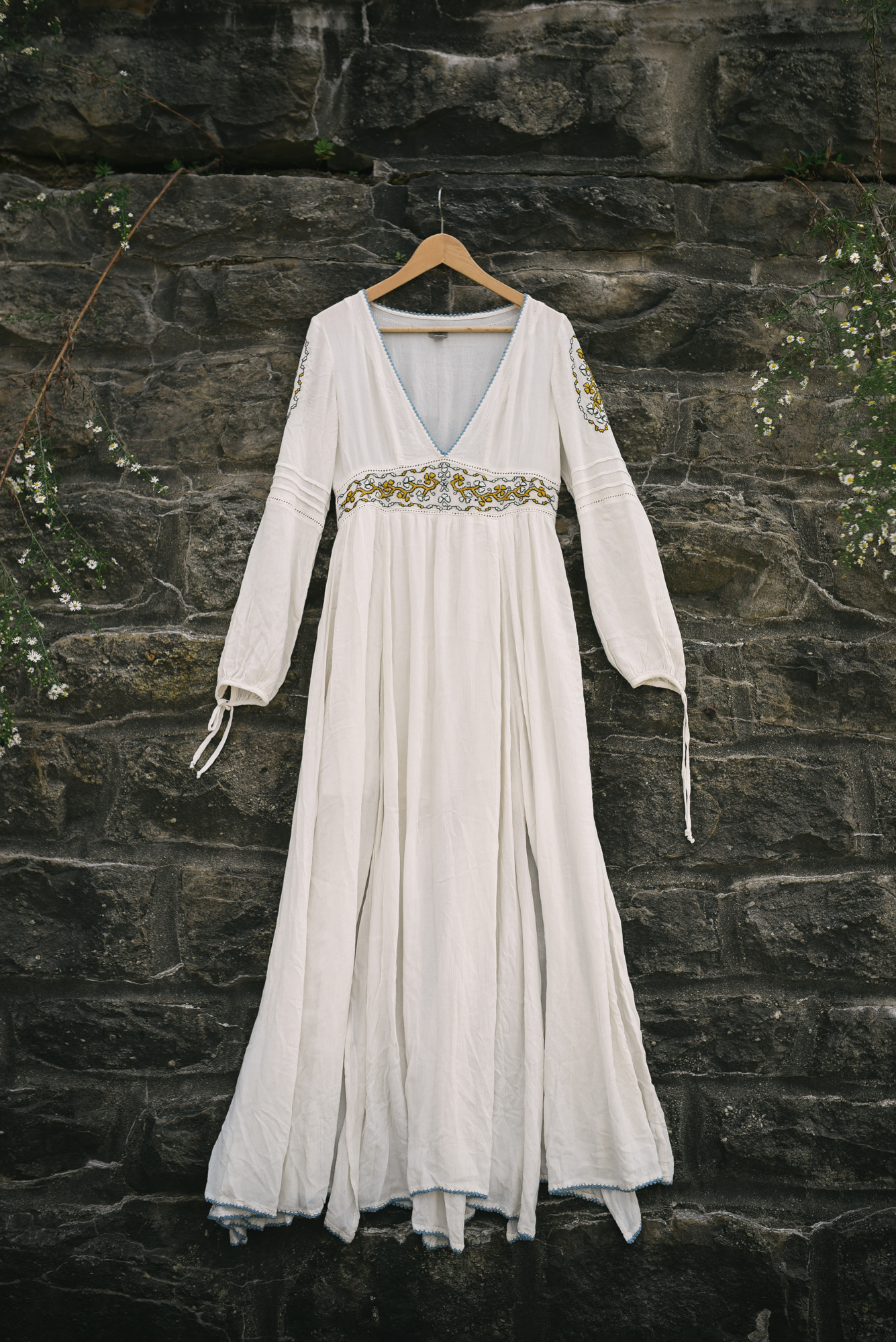  Mountain Wedding, Outdoors, Rustic, West Virginia, Maryland Wedding Photographer, DIY, Casual, Embroidered White Wedding Dress 