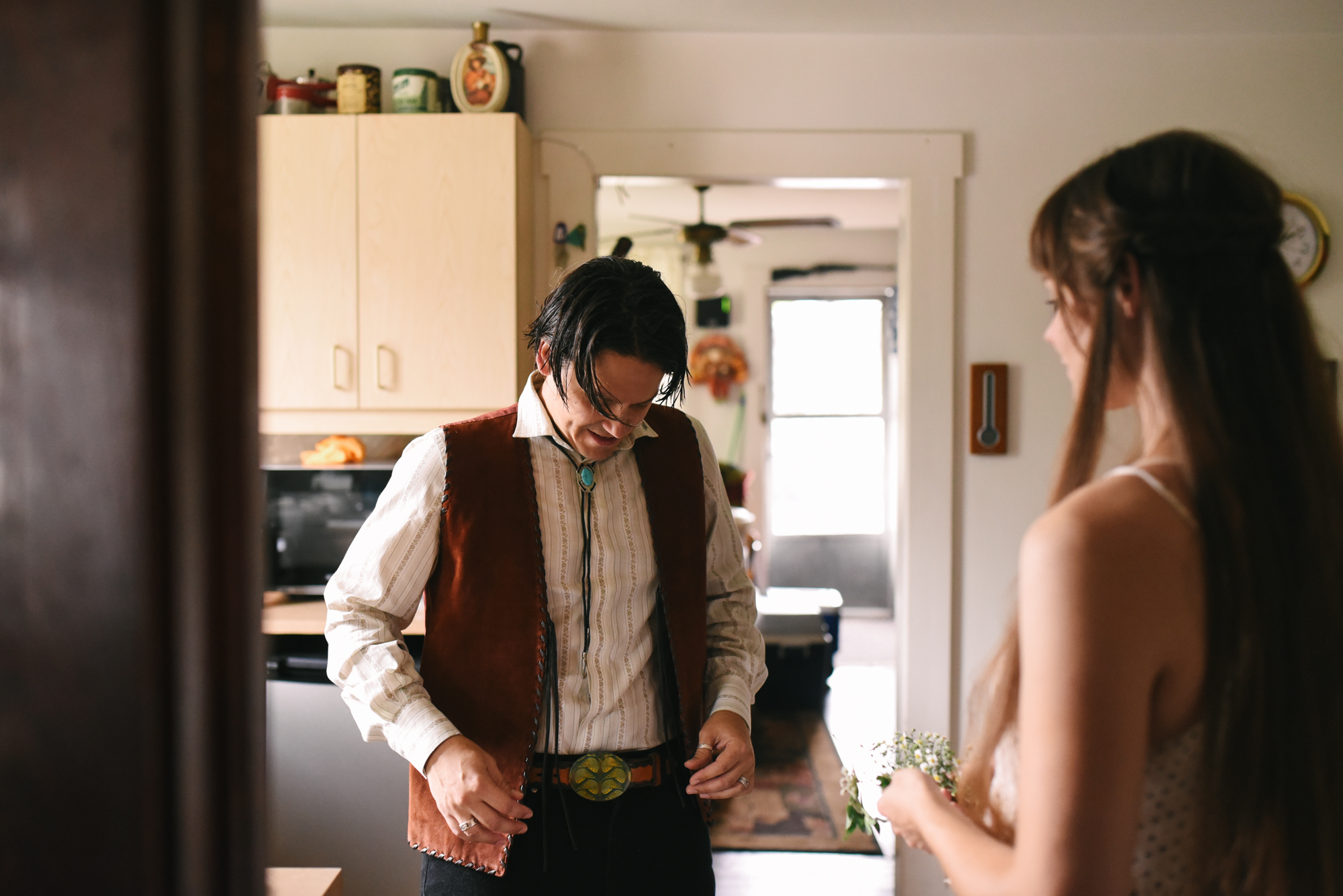 Mountains, Outdoors, Rustic, West Virginia, Maryland Wedding Photographer, DIY, Casual, Bride and Groom getting ready before ceremony 