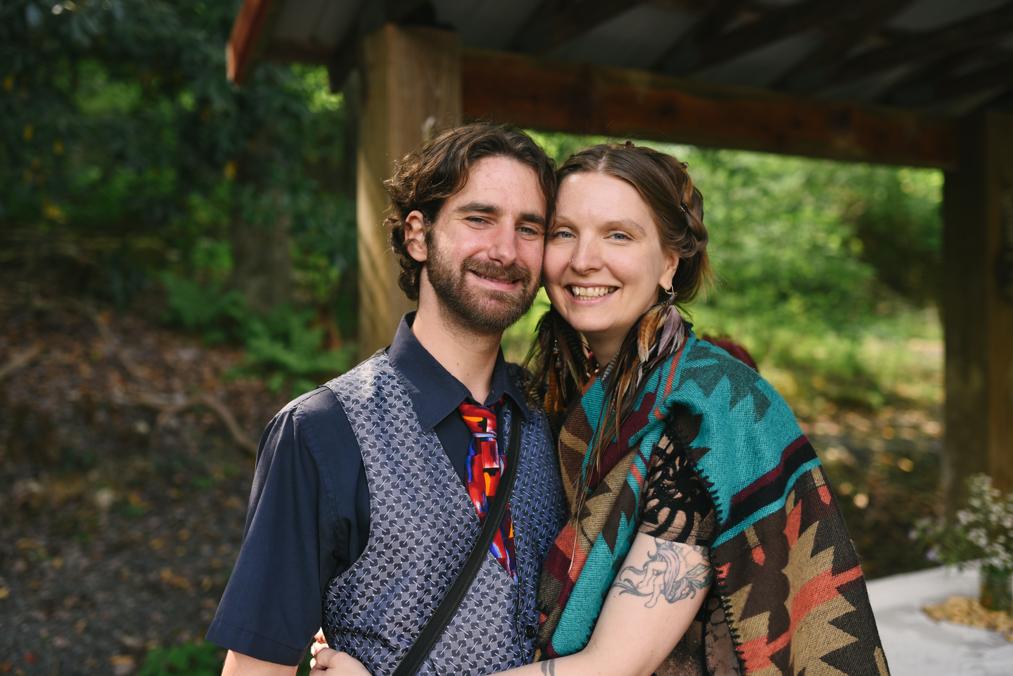  Mountain Wedding, Outdoors, Rustic, West Virginia, Maryland Wedding Photographer, DIY, Casual, Portrait of wedding guests, Sweet couple at ceremony 