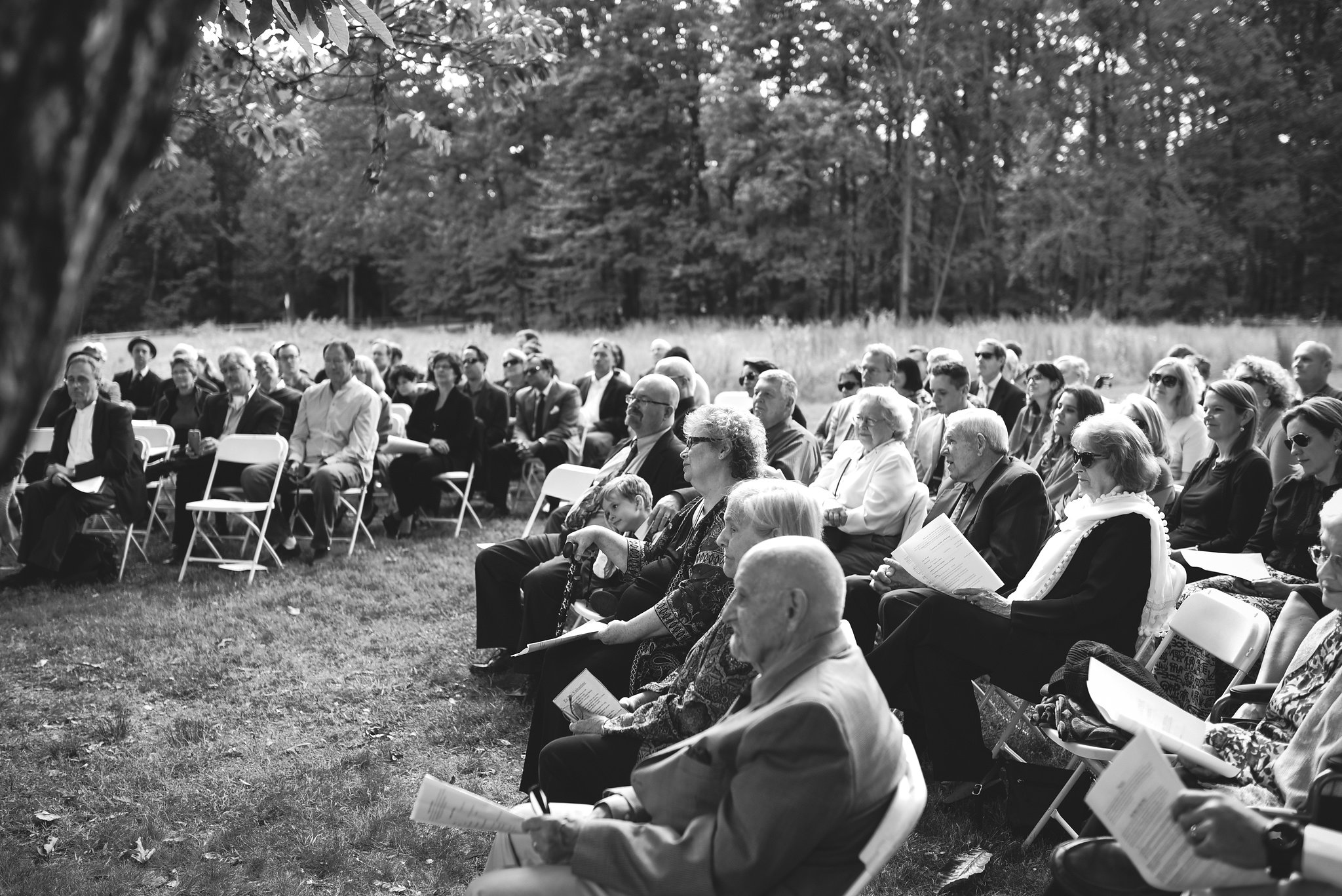 Vintage, DIY, Rustic, Germantown, Baltimore Wedding Photographer, Alternative, Casual, Outdoor Wedding, Church Wedding, Whimsical, Campground, Wedding Guests, Black and White Photo