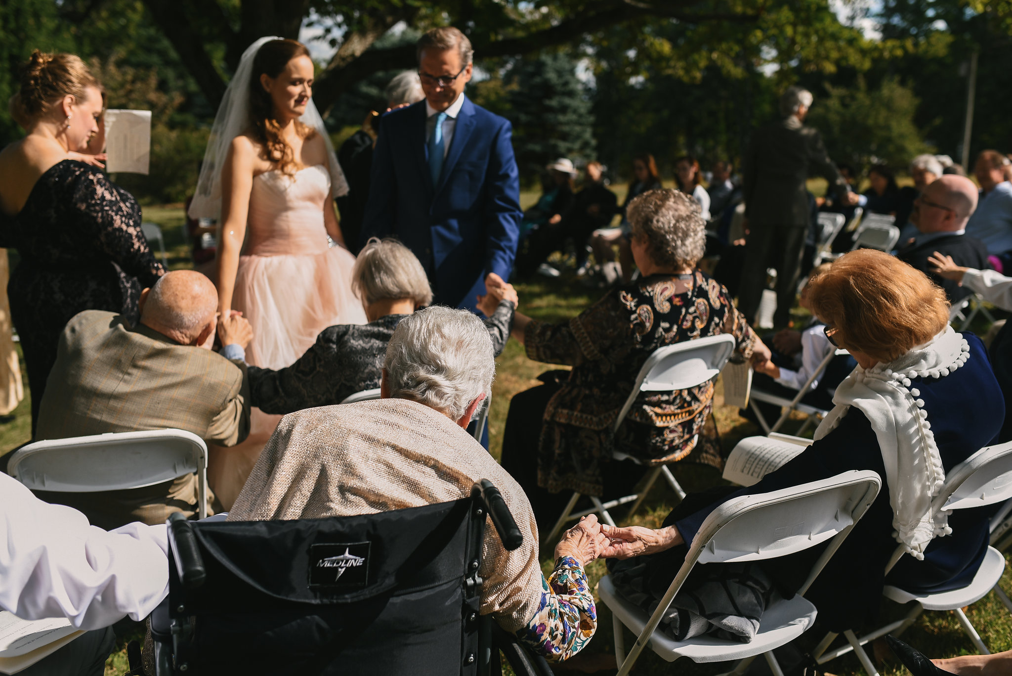 Vintage, DIY, Germantown, DC Wedding Photographer, Alternative, Casual, Outdoor Wedding, Church Wedding, Whimsical, Campground, Wedding Ceremony, Wedding Prayer, Bride and Groom, Wedding Guests