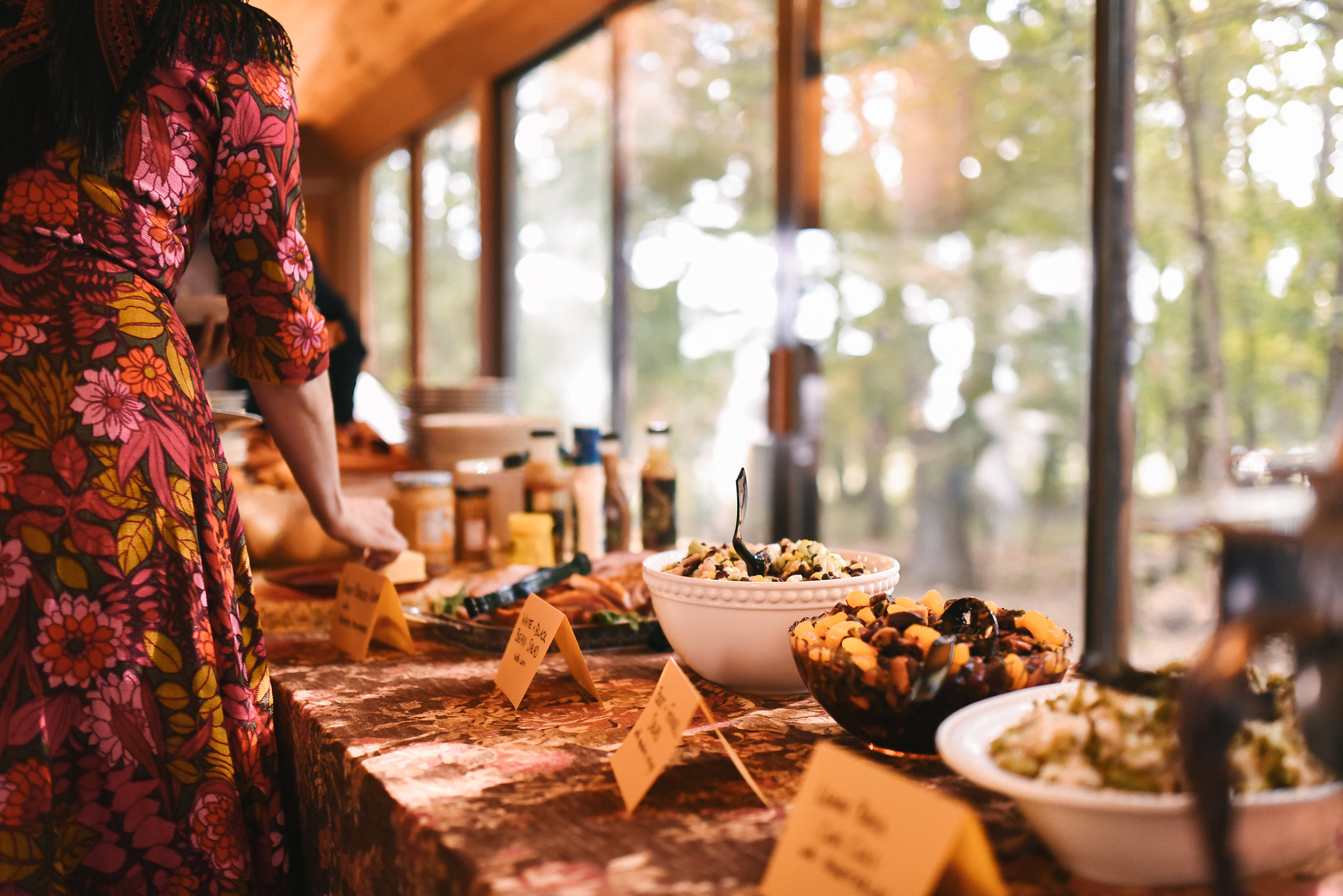 Vintage, DIY, Rustic, Germantown, Baltimore Wedding Photographer, Alternative, Casual, Outdoor Wedding, Church Wedding, Whimsical, Campground, Reception, Reception Buffet