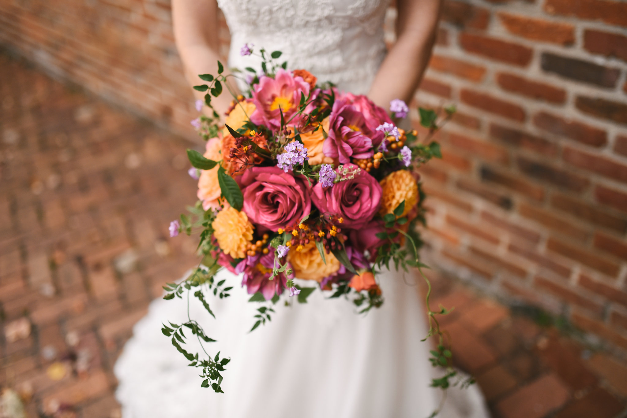 Fall Wedding, Alexandria, DC, Old Town, Wedding Flowers, Detail Photo, The Enchanted Florist Bouquet, Rustic, Romantic, Roses