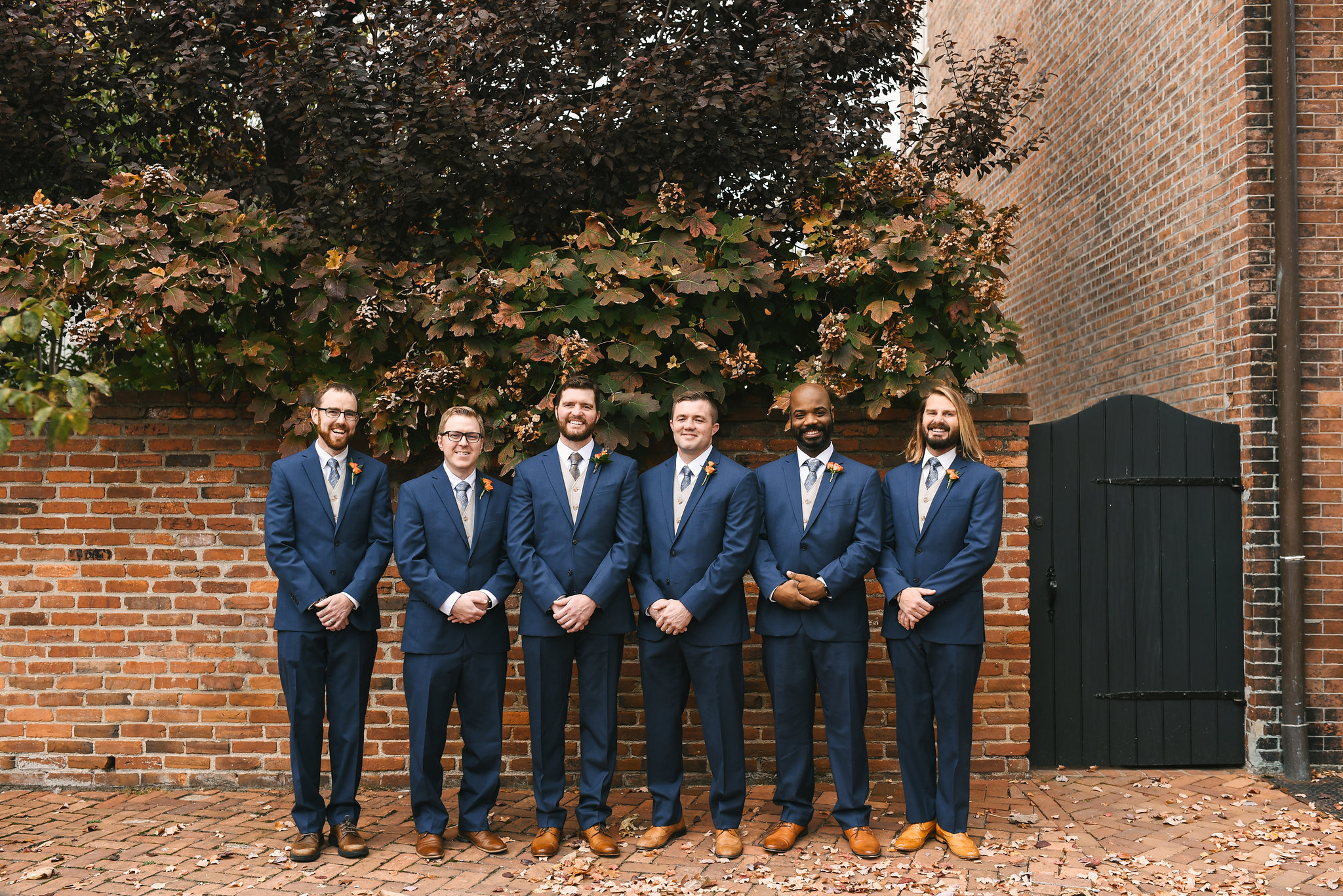 DC, Alexandria, Virginia, Fall Wedding, Historic Wedding, Old Town, DC, Jos A. Bank Suit, The Enchanted Florist, Groom and Groomsmen,