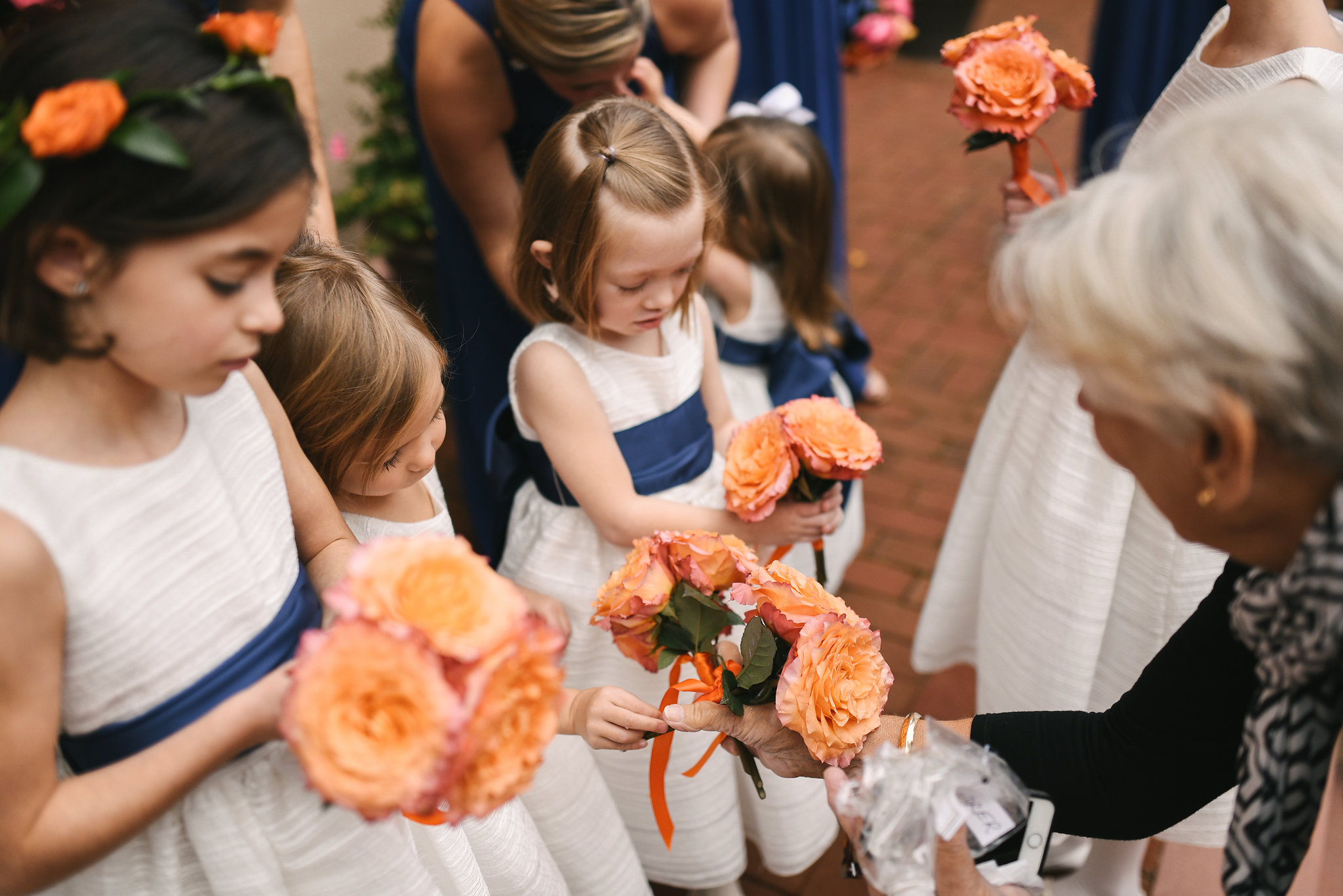 Alexandria, Fall Wedding, Historic, The Enchanted Florist, Wedding Party, Bridal Party, Flower Girls